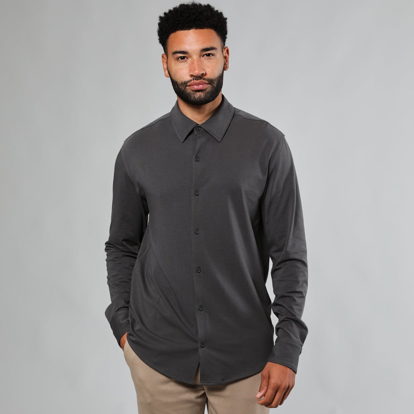 The Base Long Sleeve Knit Shirt 3-Pack