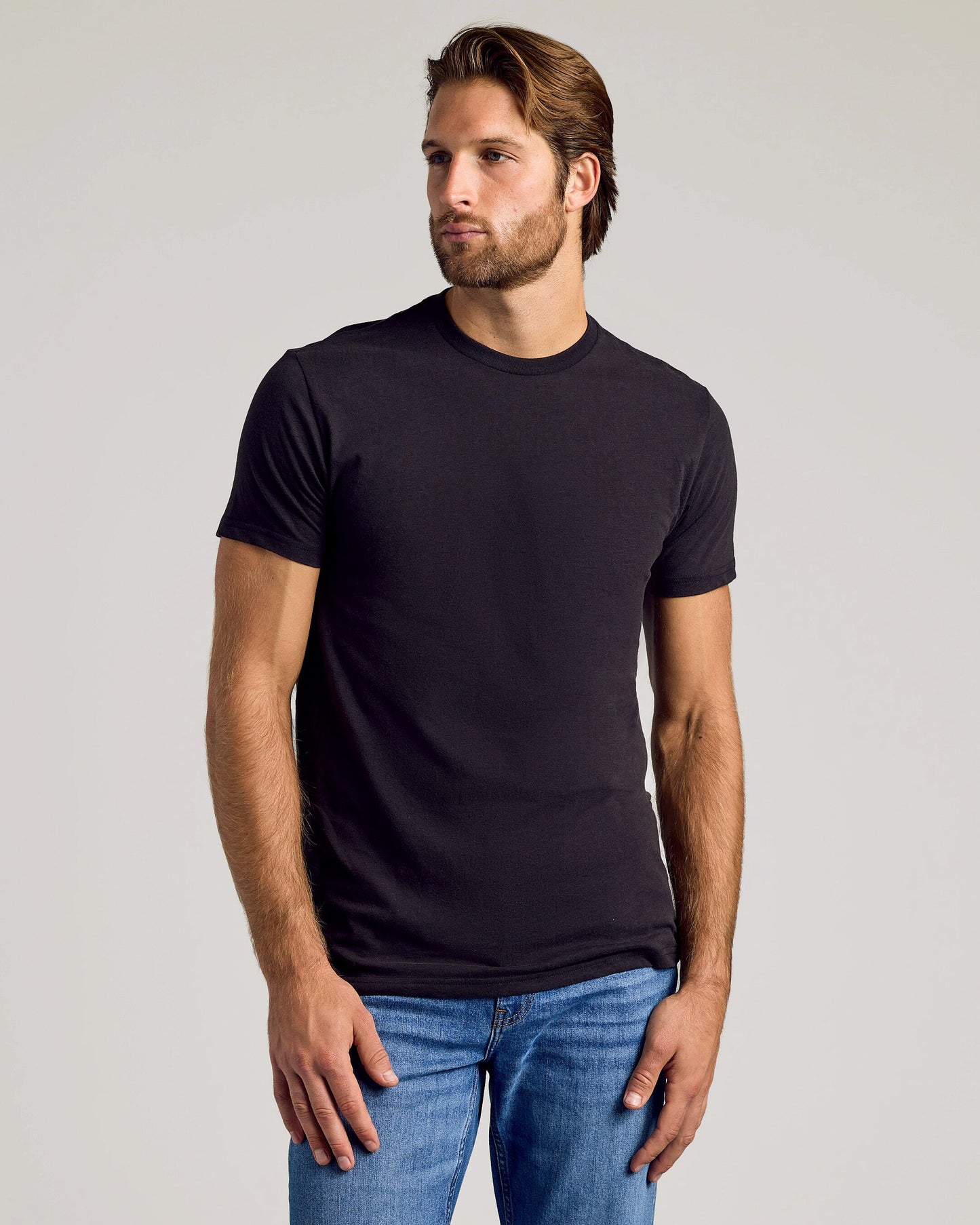 Black Classic Crew Neck 3-Pack
