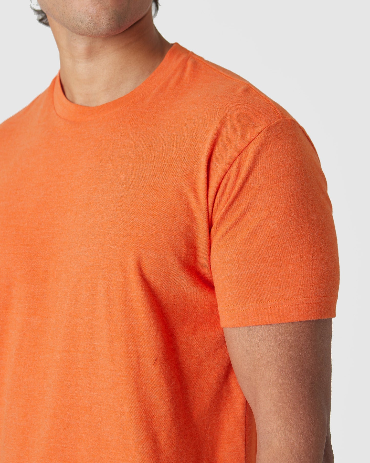 Burnt Orange Heather Classic Crew Neck