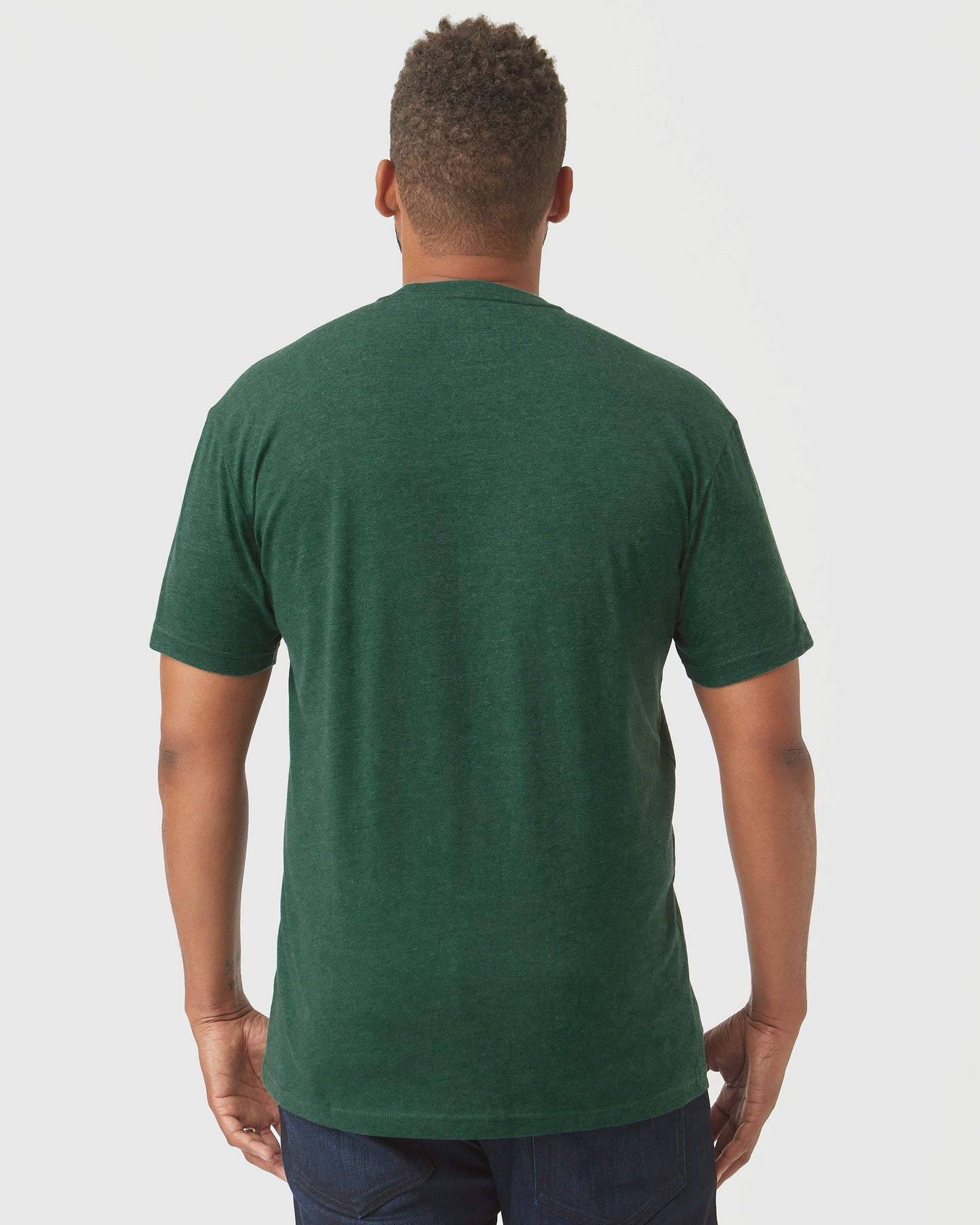 Evergreen Heather Classic Crew Neck