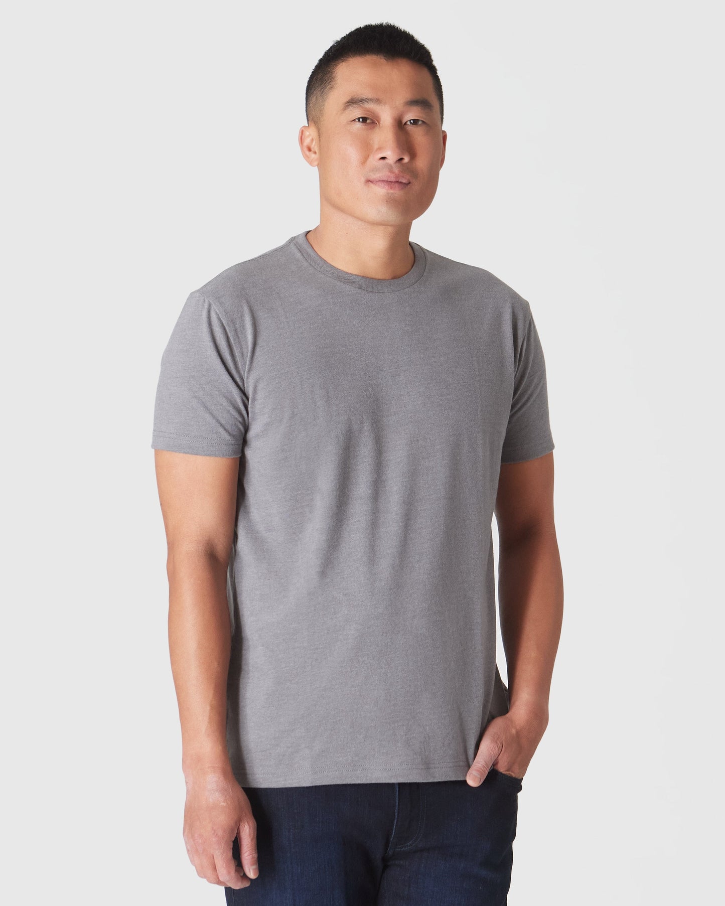 Heather Graphite Classic Crew Neck