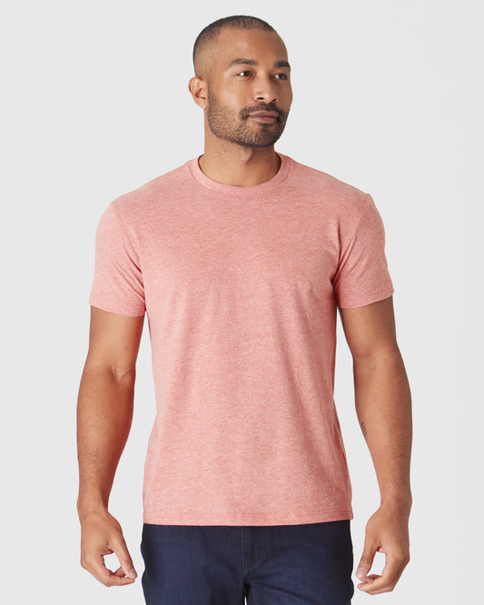 Heather Cayenne Classic Crew Neck