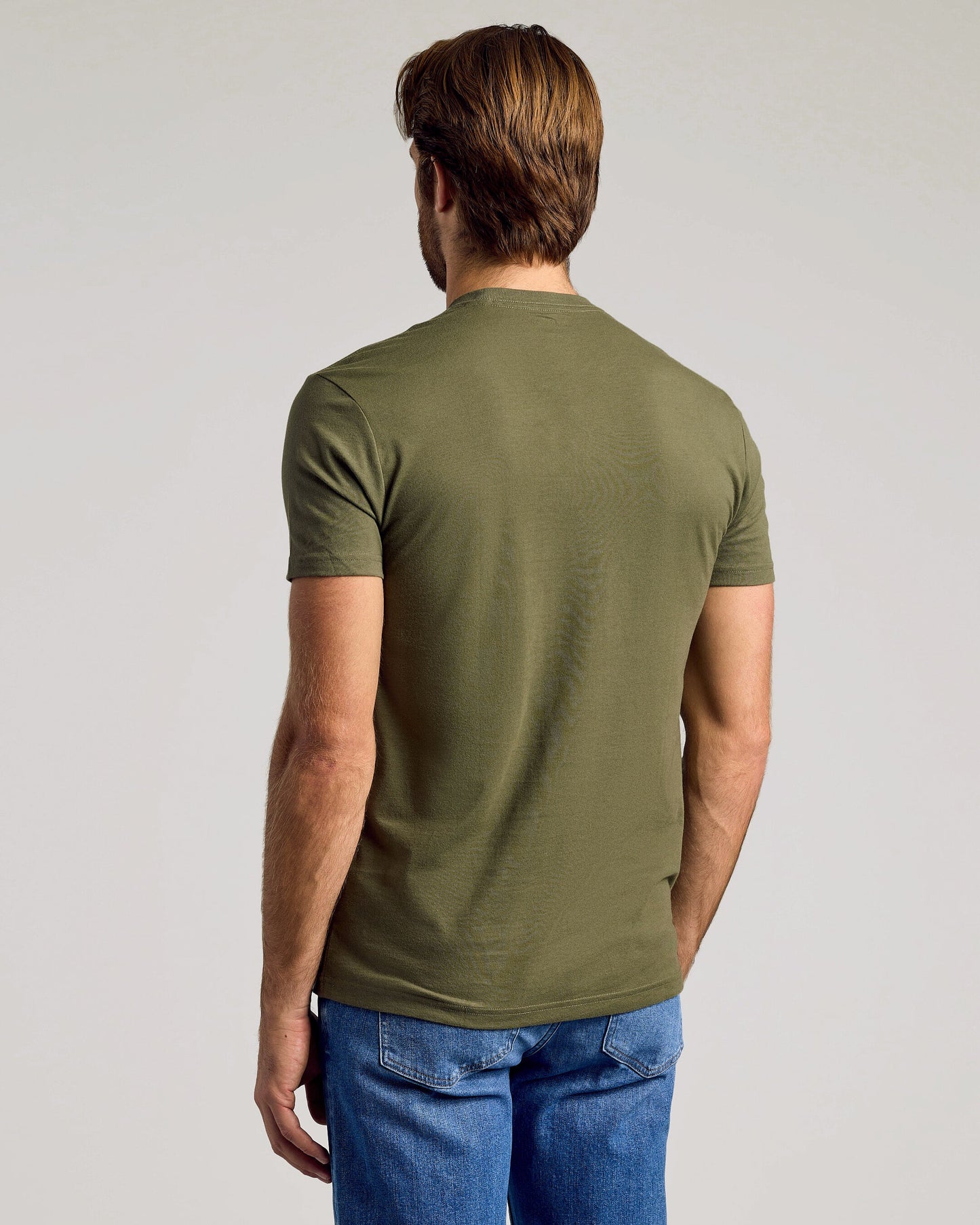 Military Green Classic Crew Neck