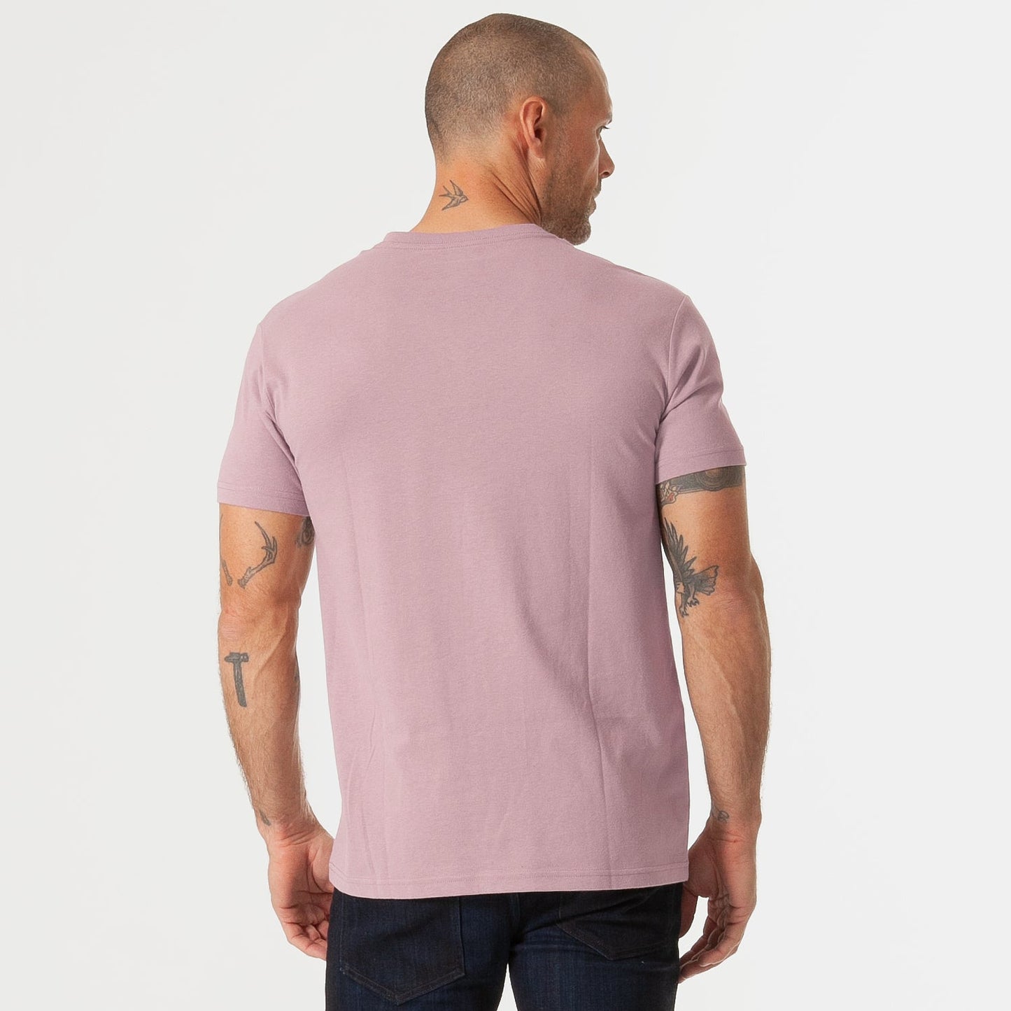 Mineral Mauve Short Sleeve Crew Neck Tee