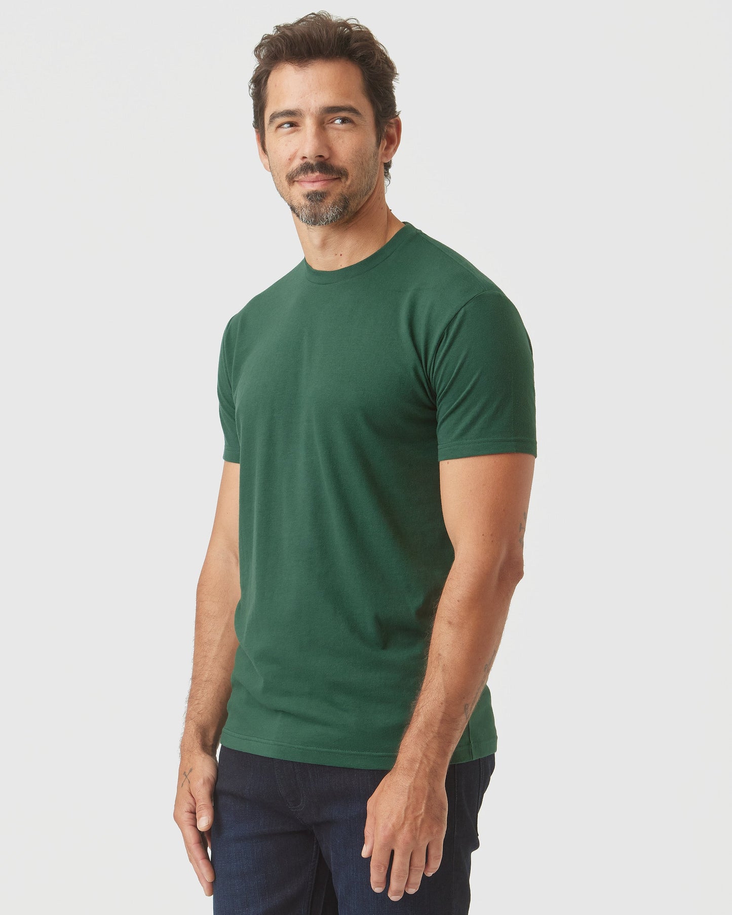 Moss Green Classic Crew Neck