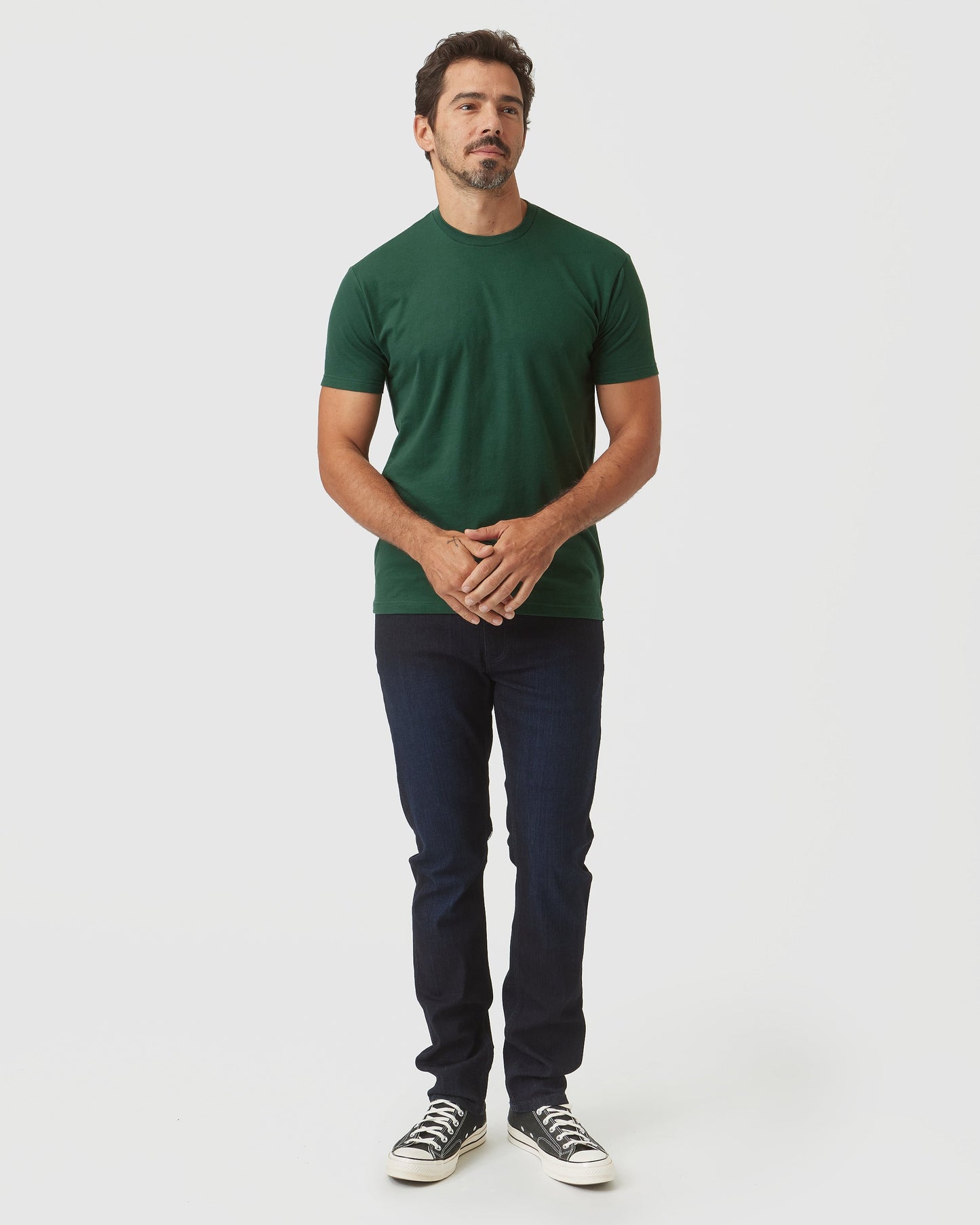 Moss Green Classic Crew Neck