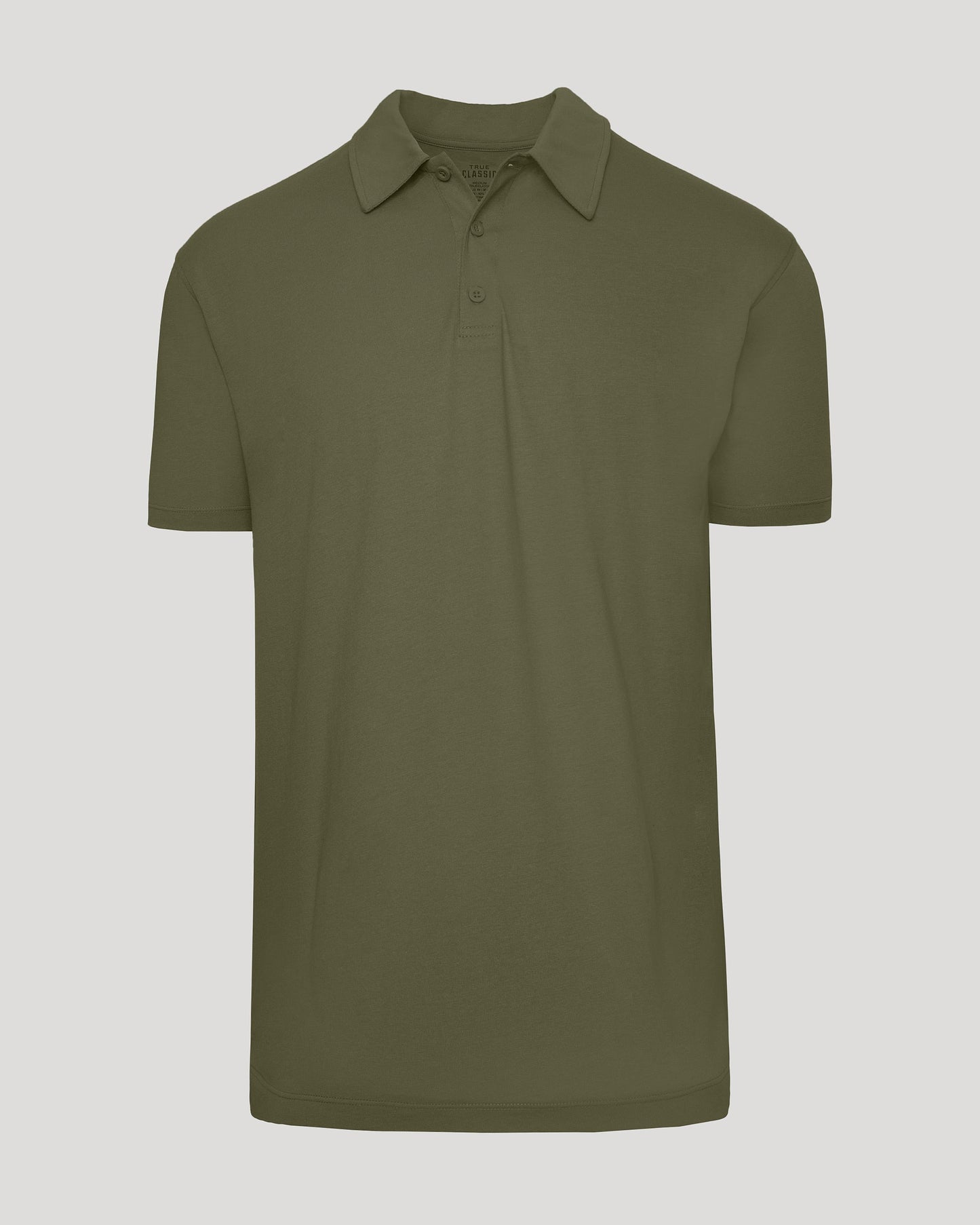 Military Green Short Sleeve Polo