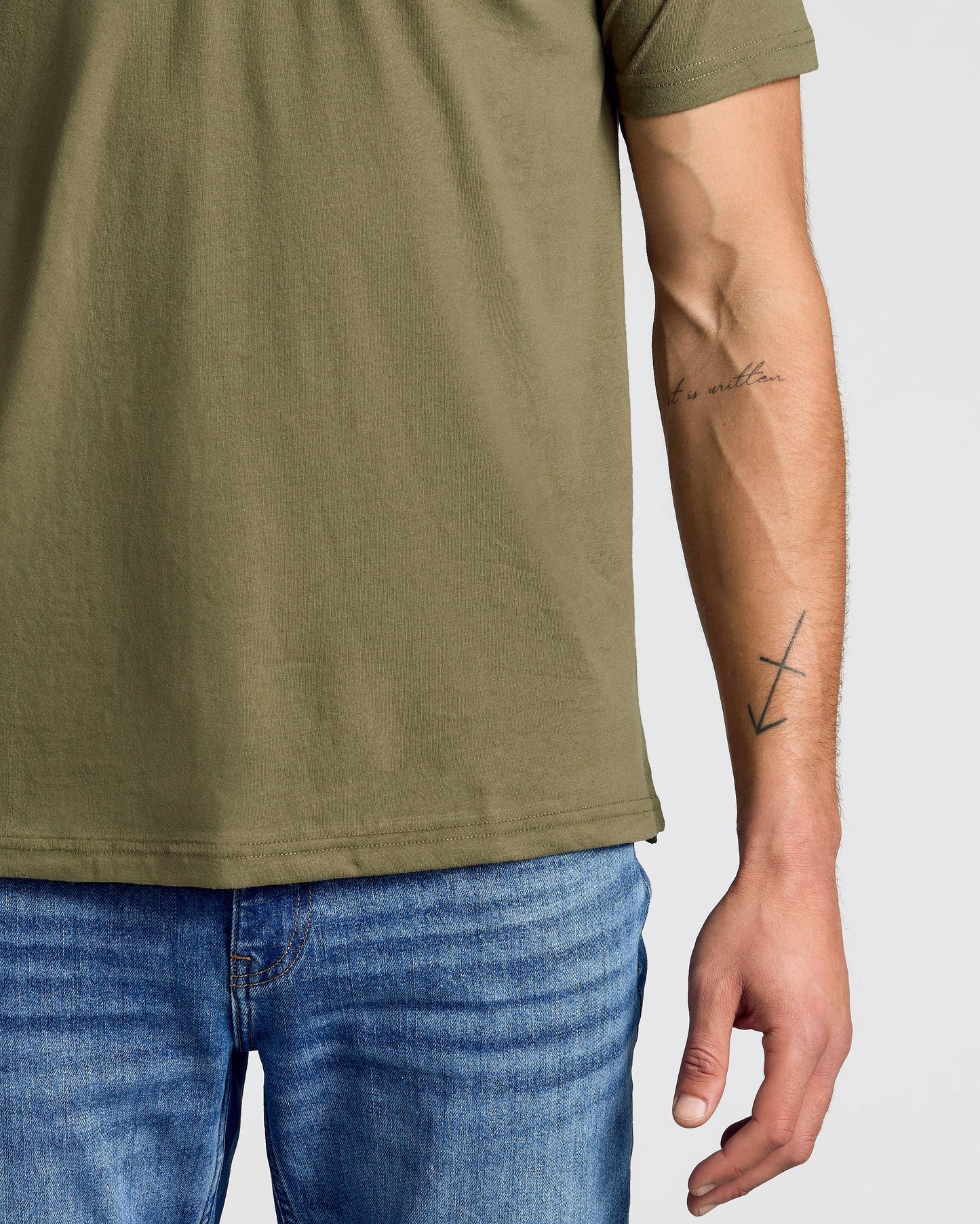 Military Green Short Sleeve Polo