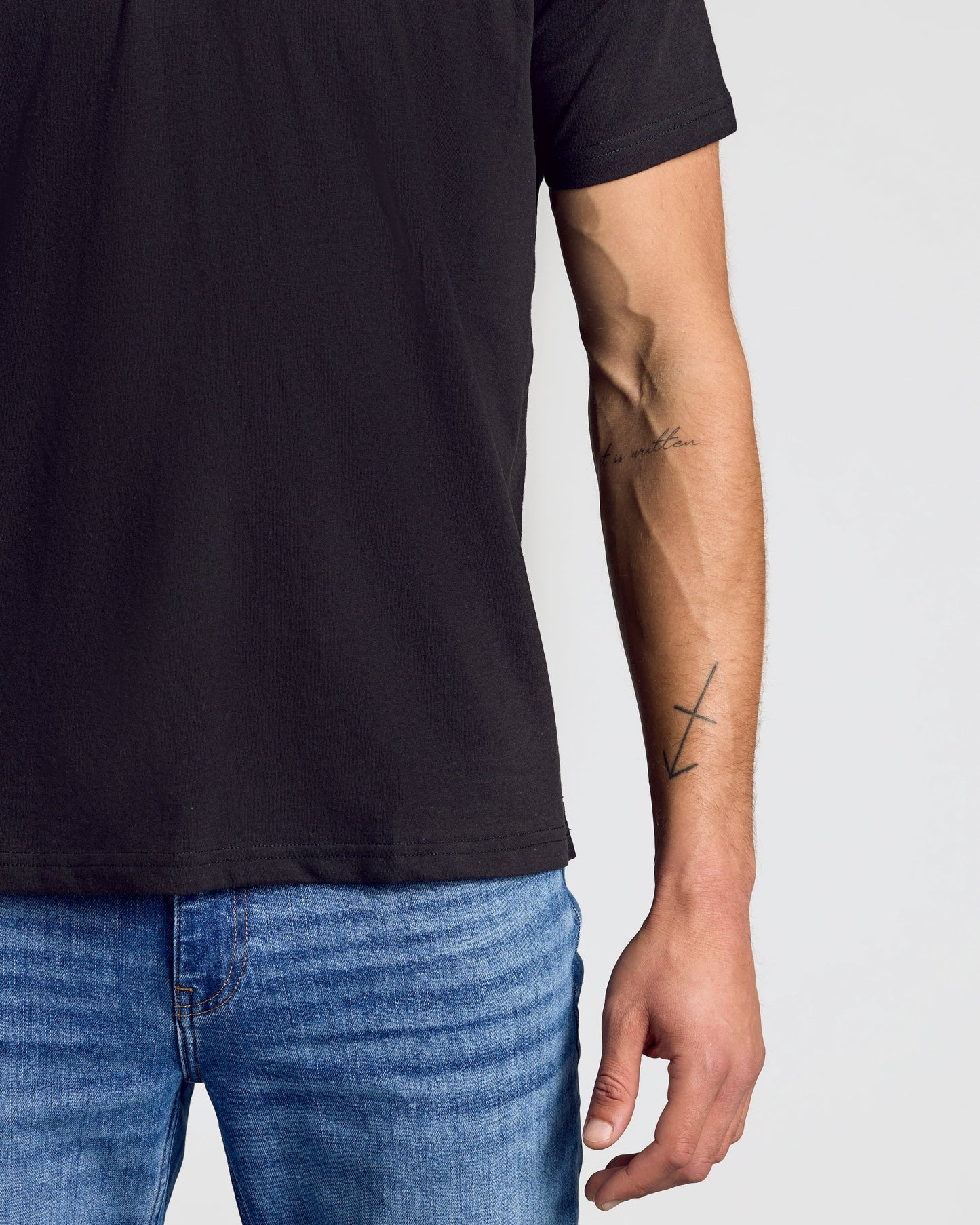 Black Short Sleeve Polo
