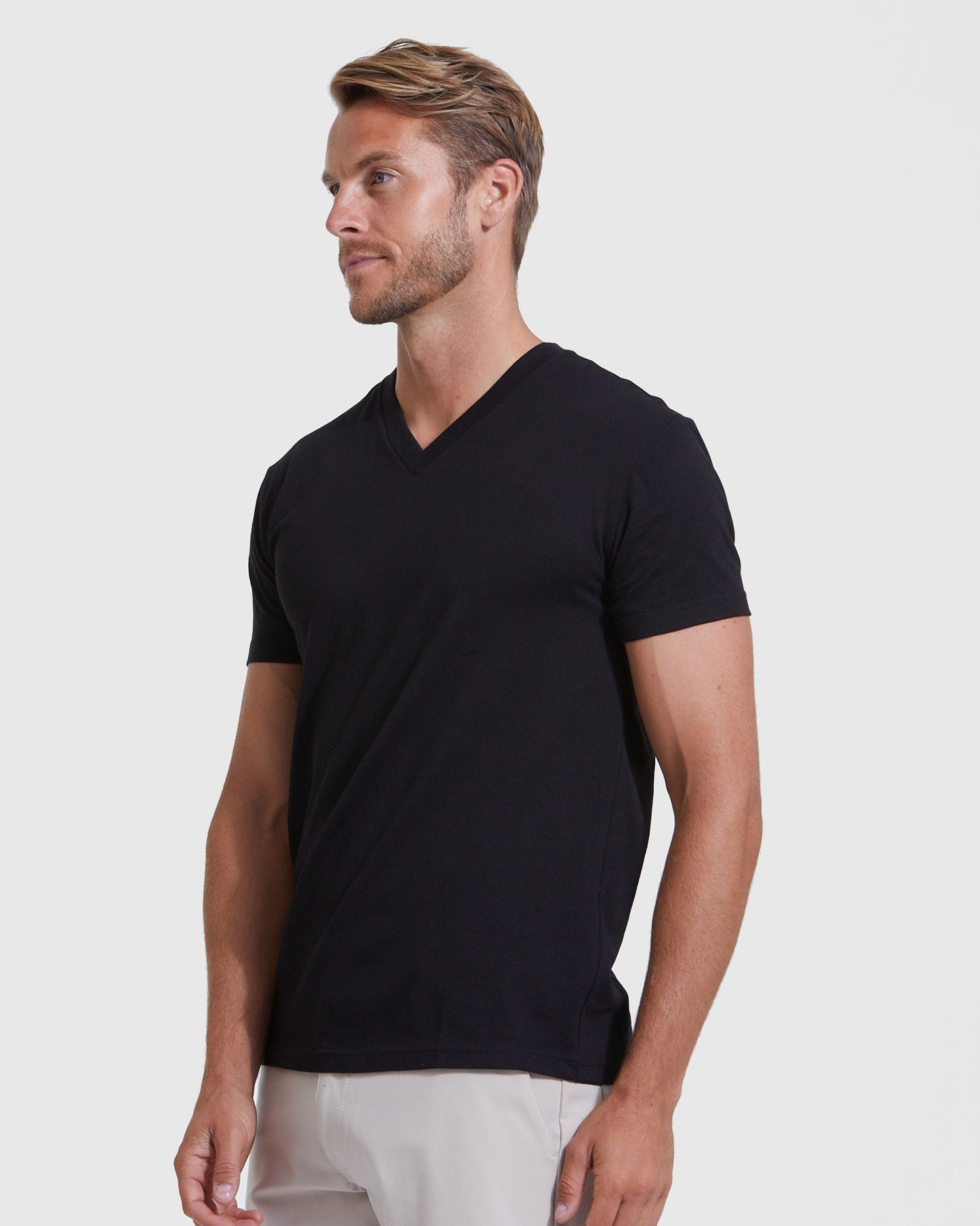 Black Classic V-Neck