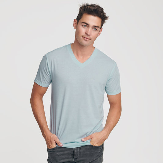 Light Blue Classic V-Neck