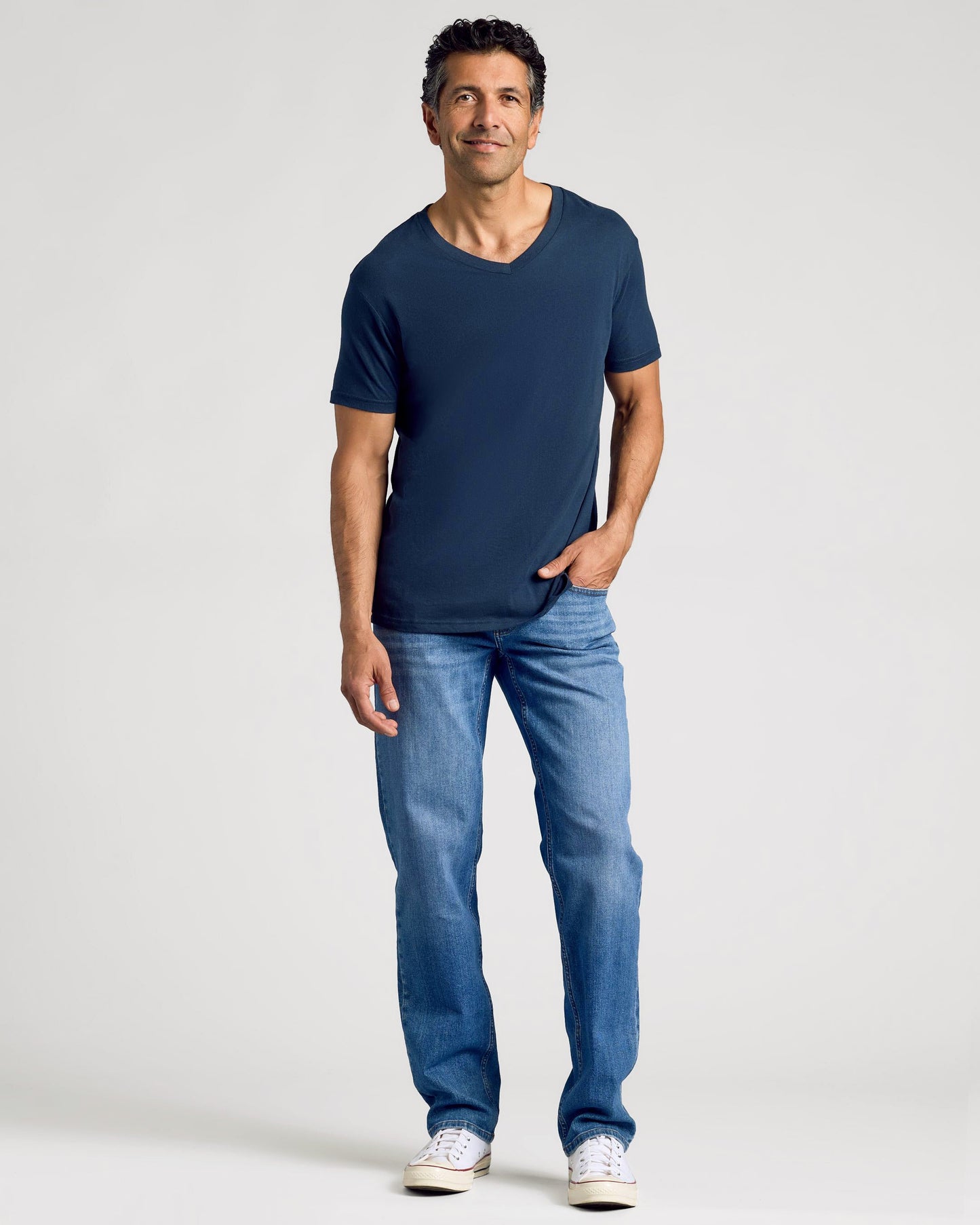 Navy Classic V-Neck