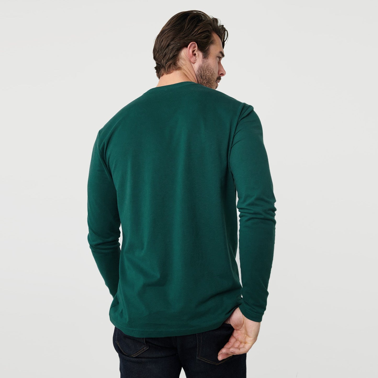 Emerald Classic Long Sleeve Crew Neck
