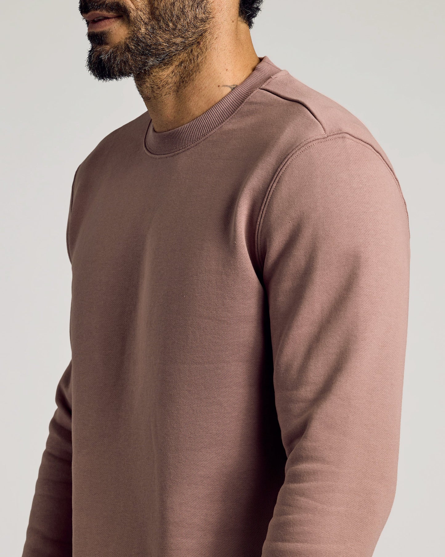 Slate Mauve Pullover Fleece Crew & Jogger 2-Pack