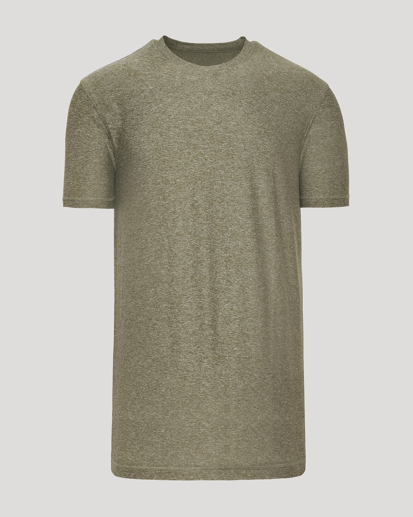 Heather Military Green Tall Active Crew Neck 2.0