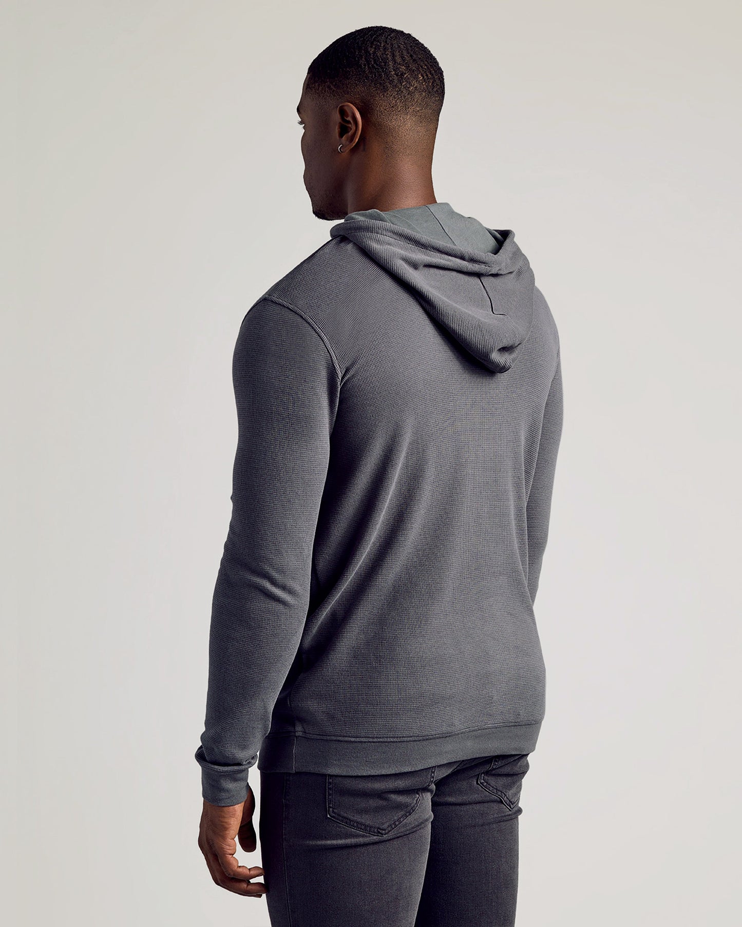 Carbon Tall Waffle Hoodie