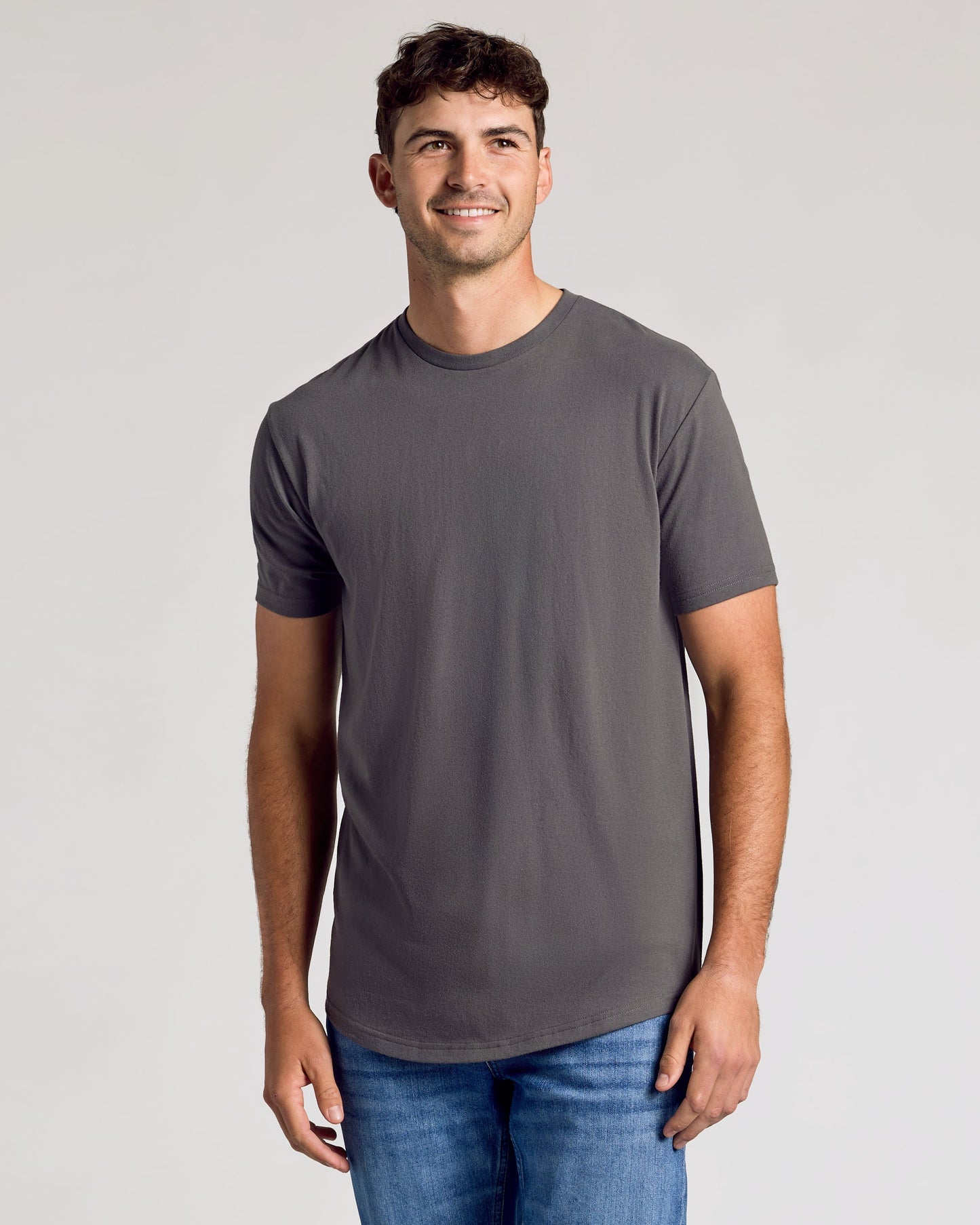 Classic Short Sleeve Tall Curved Hem Crew 3-Pack