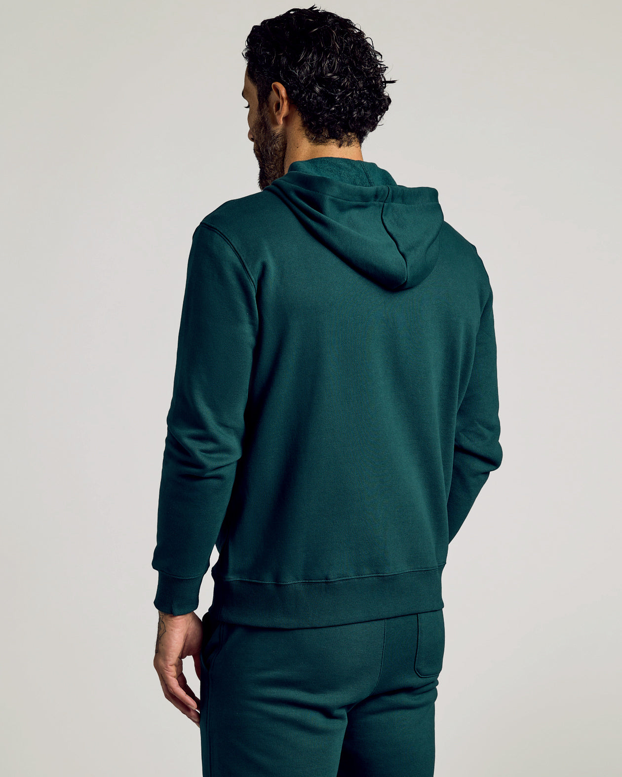 Emerald Fleece French Terry Zip Hoodie