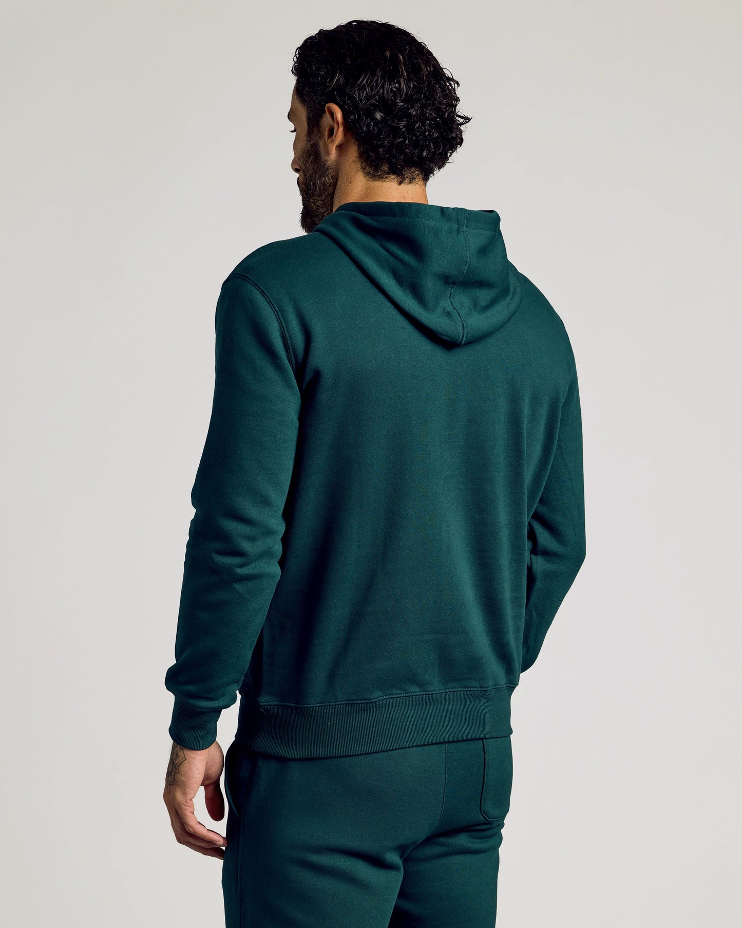 Emerald Fleece French Terry Pullover Hoodie