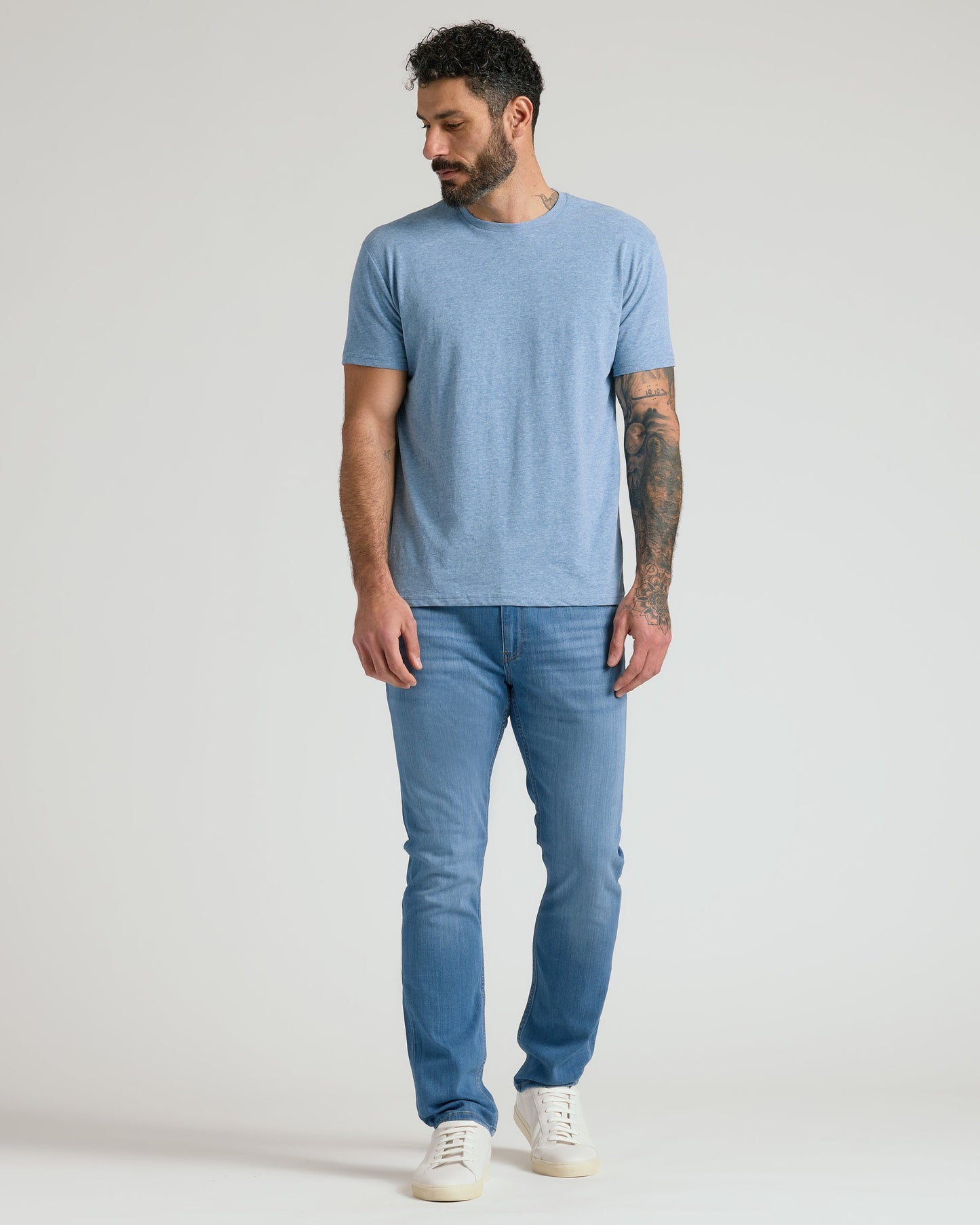 Medium Indigo Wash Slim Comfort Stretch Jeans