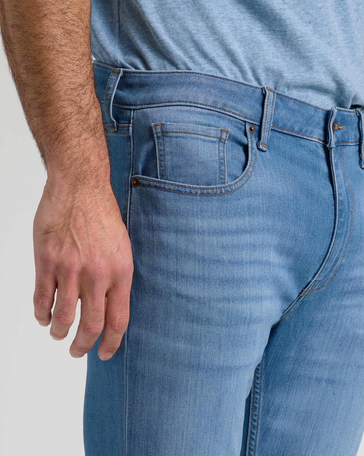 Medium Indigo Wash Slim Comfort Stretch Jeans