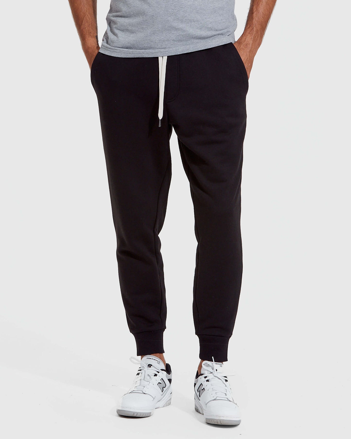 Black Pullover Fleece Hoodie & Jogger 2-Pack