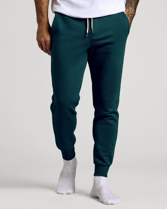 Emerald Fleece French Terry Joggers