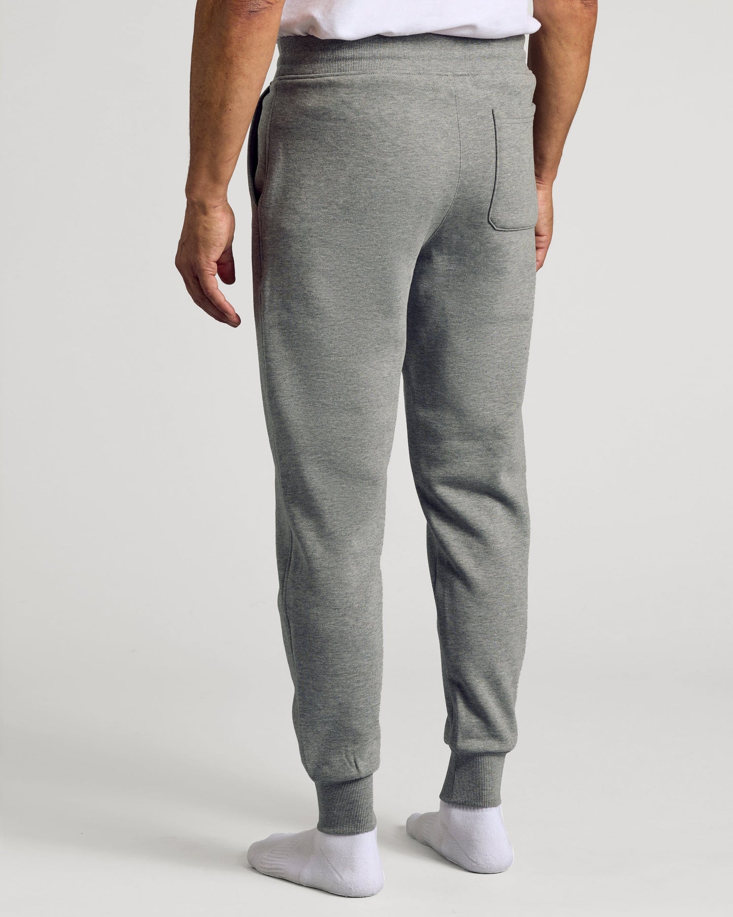 Dark Heather Gray Fleece French Terry Joggers