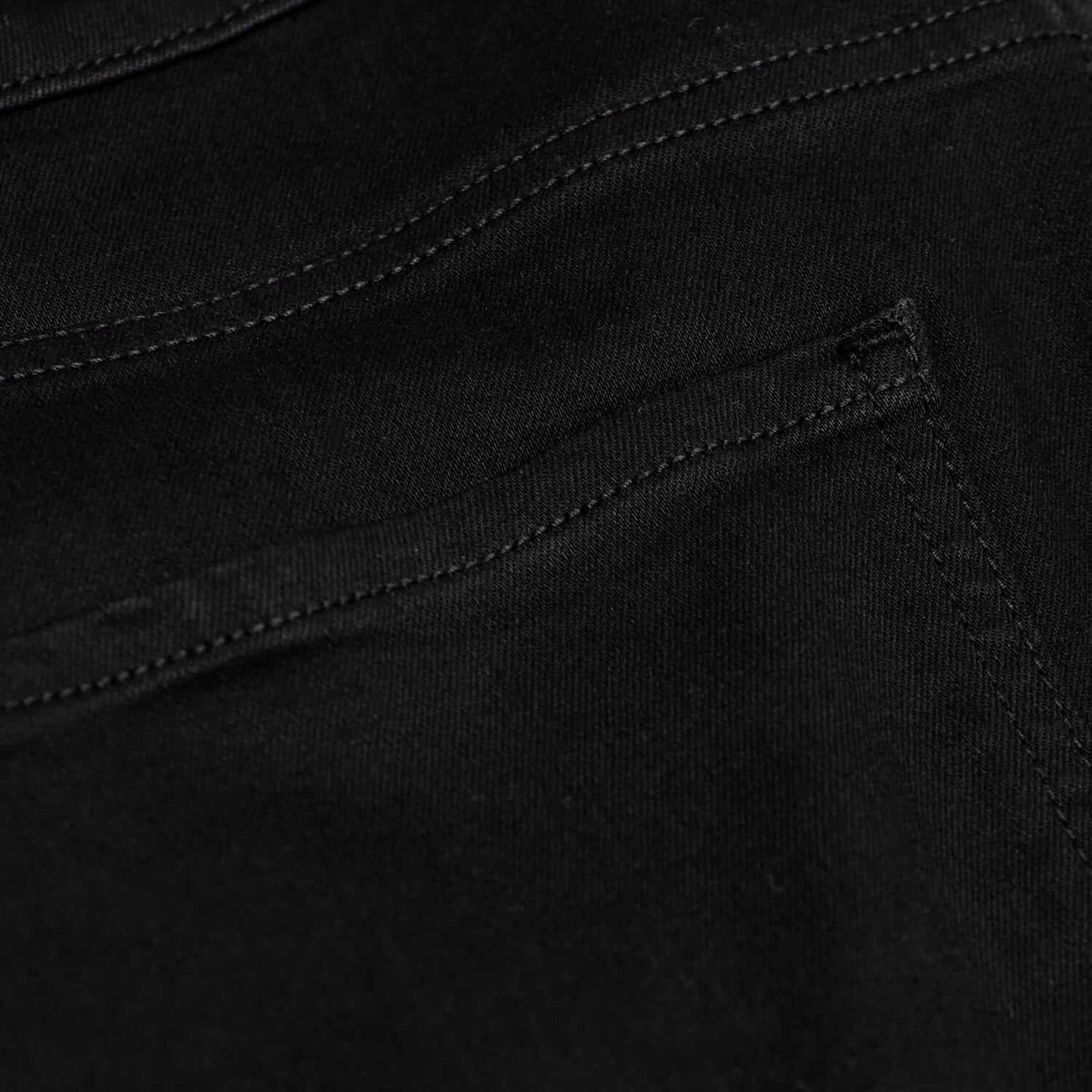 Black Wash Straight Comfort Stretch Jeans