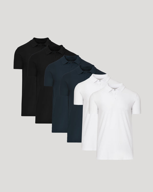 The Timeless Tall Classic Polo 6-Pack