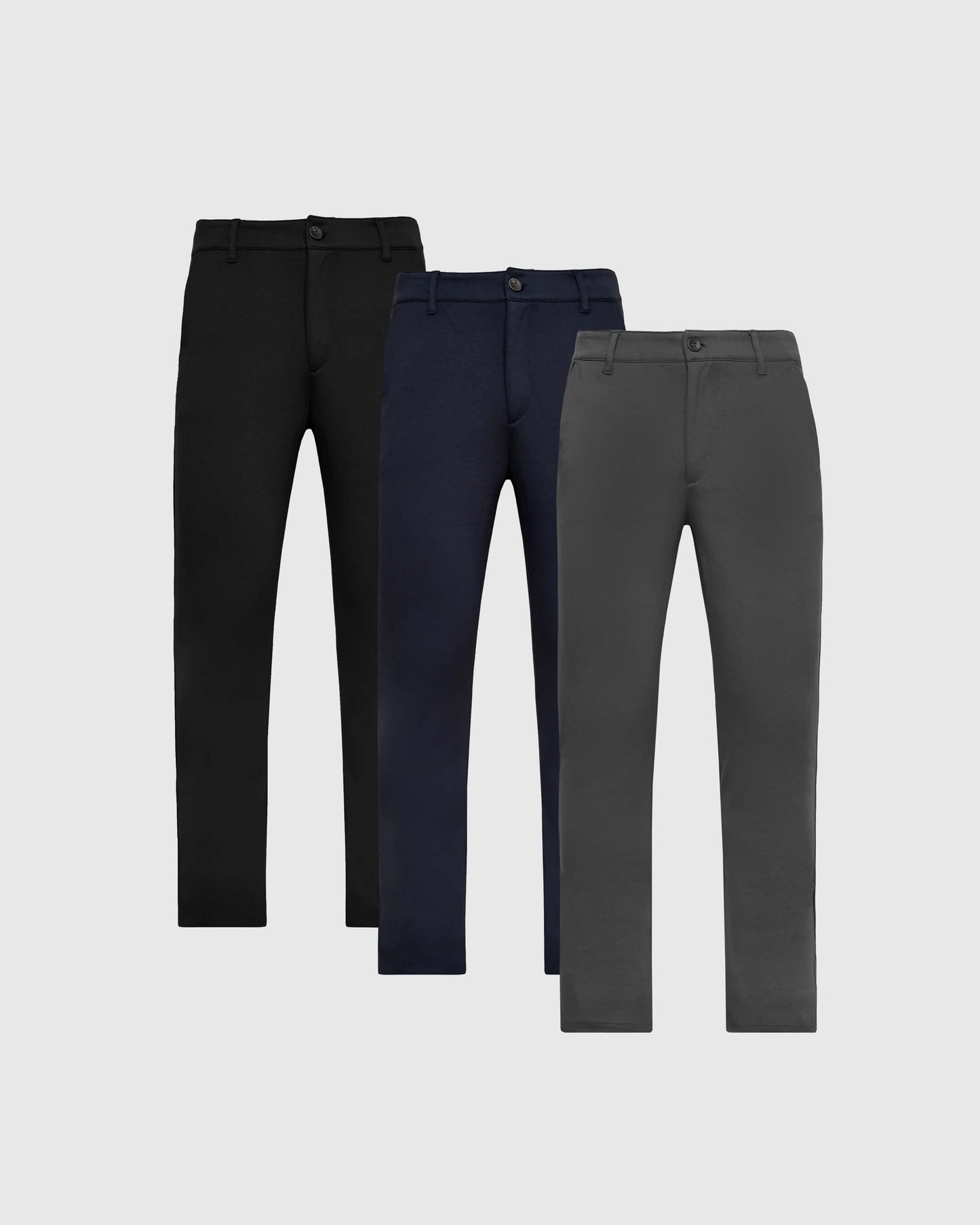 Dark Tone Slim Comfort Knit Chino Pant 3-Pack