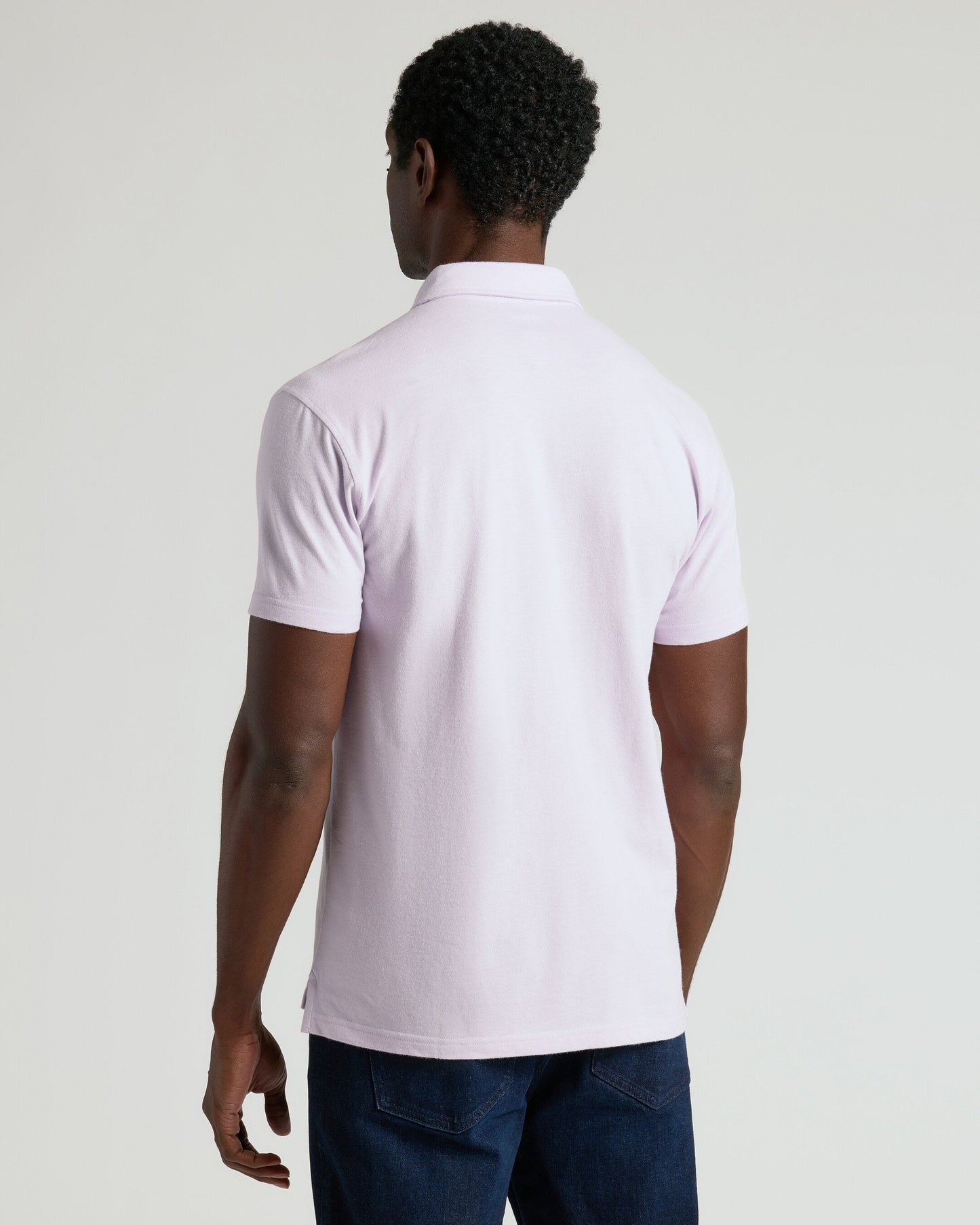 Heather Orchid Short Sleeve Polo