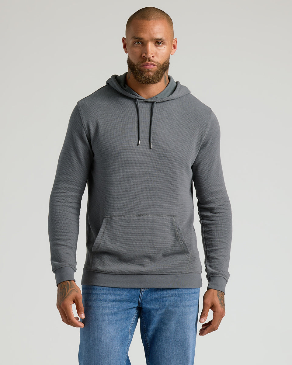 Carbon & Navy Waffle Hoodie 2-Pack