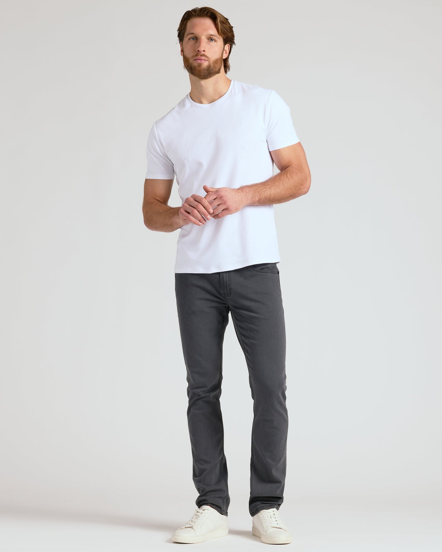Gray Wash Slim Comfort Stretch Jeans