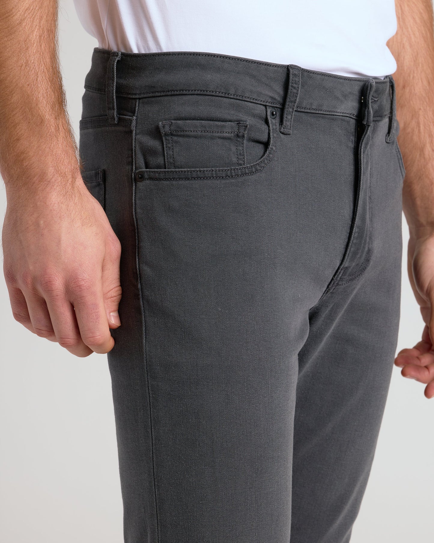 Gray Wash Slim Comfort Stretch Jeans