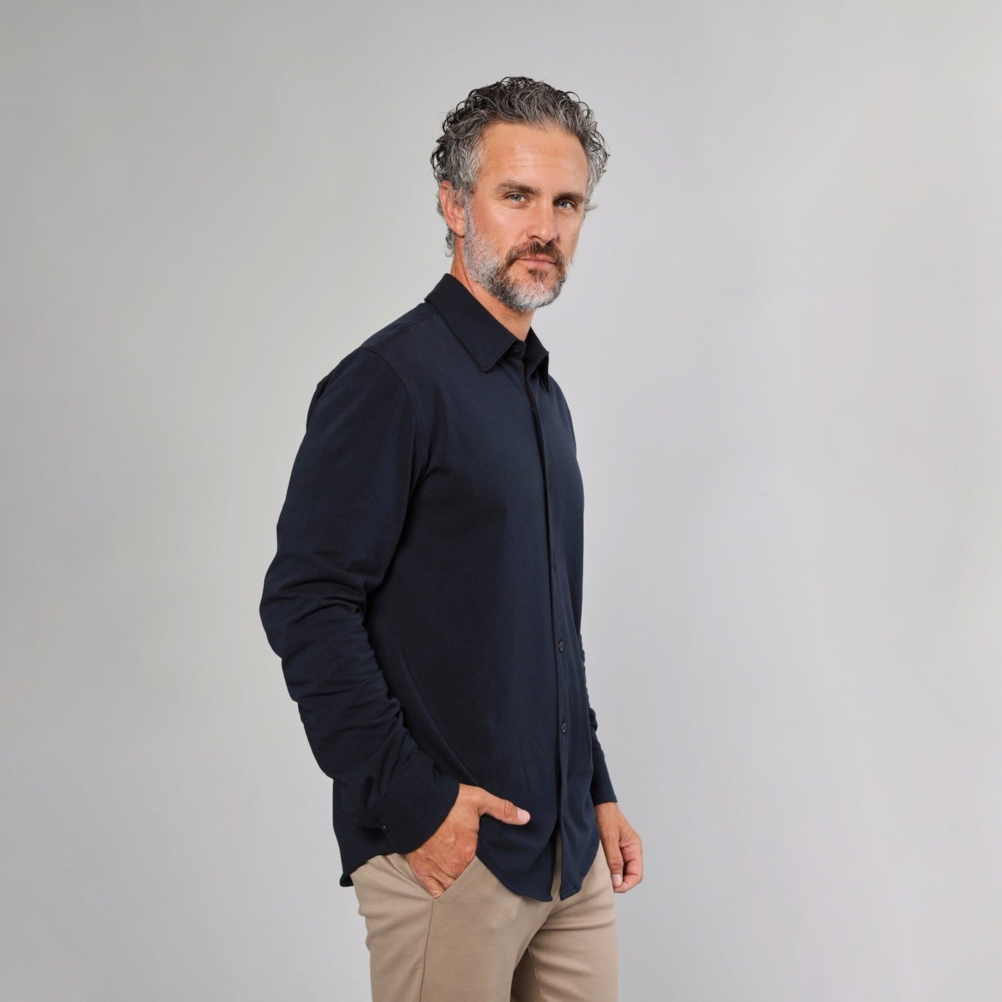 The Base Long Sleeve Knit Shirt 3-Pack