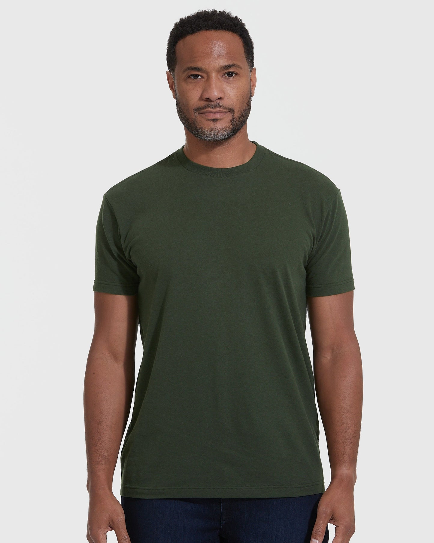 Dark Olive Classic Crew Neck