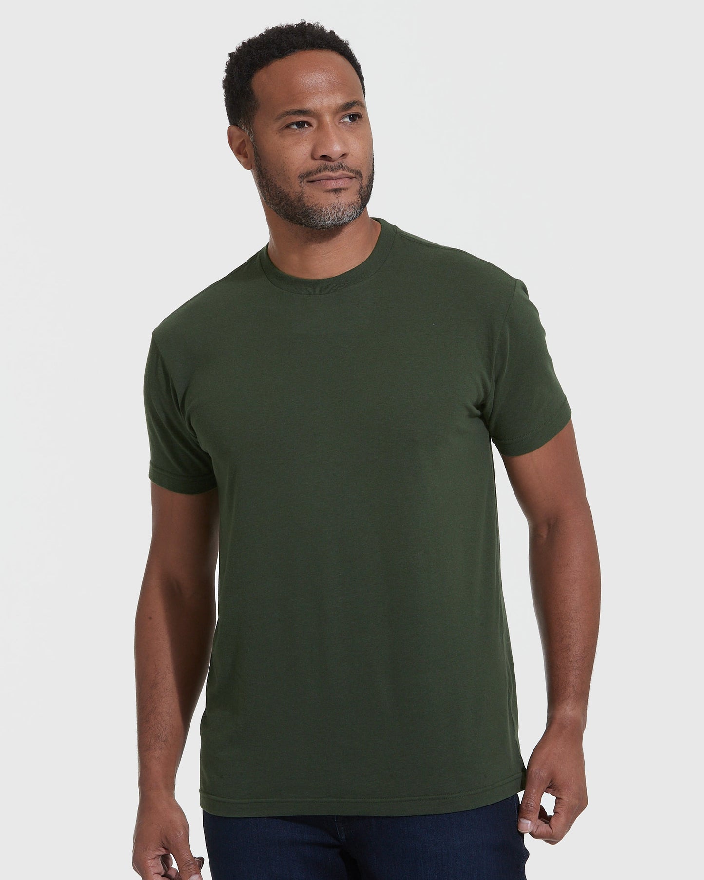 Dark Olive Classic Crew Neck