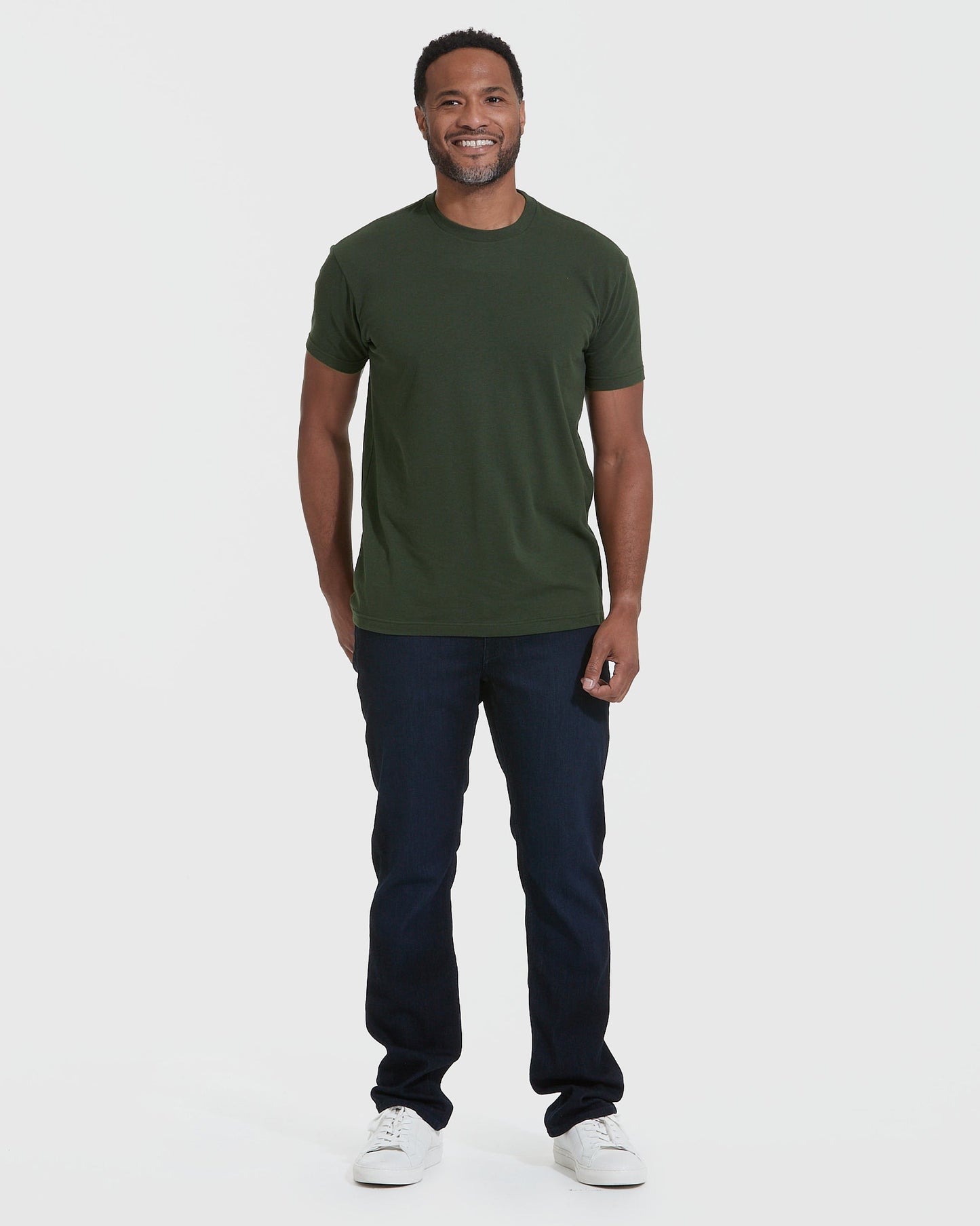 Dark Olive Classic Crew Neck