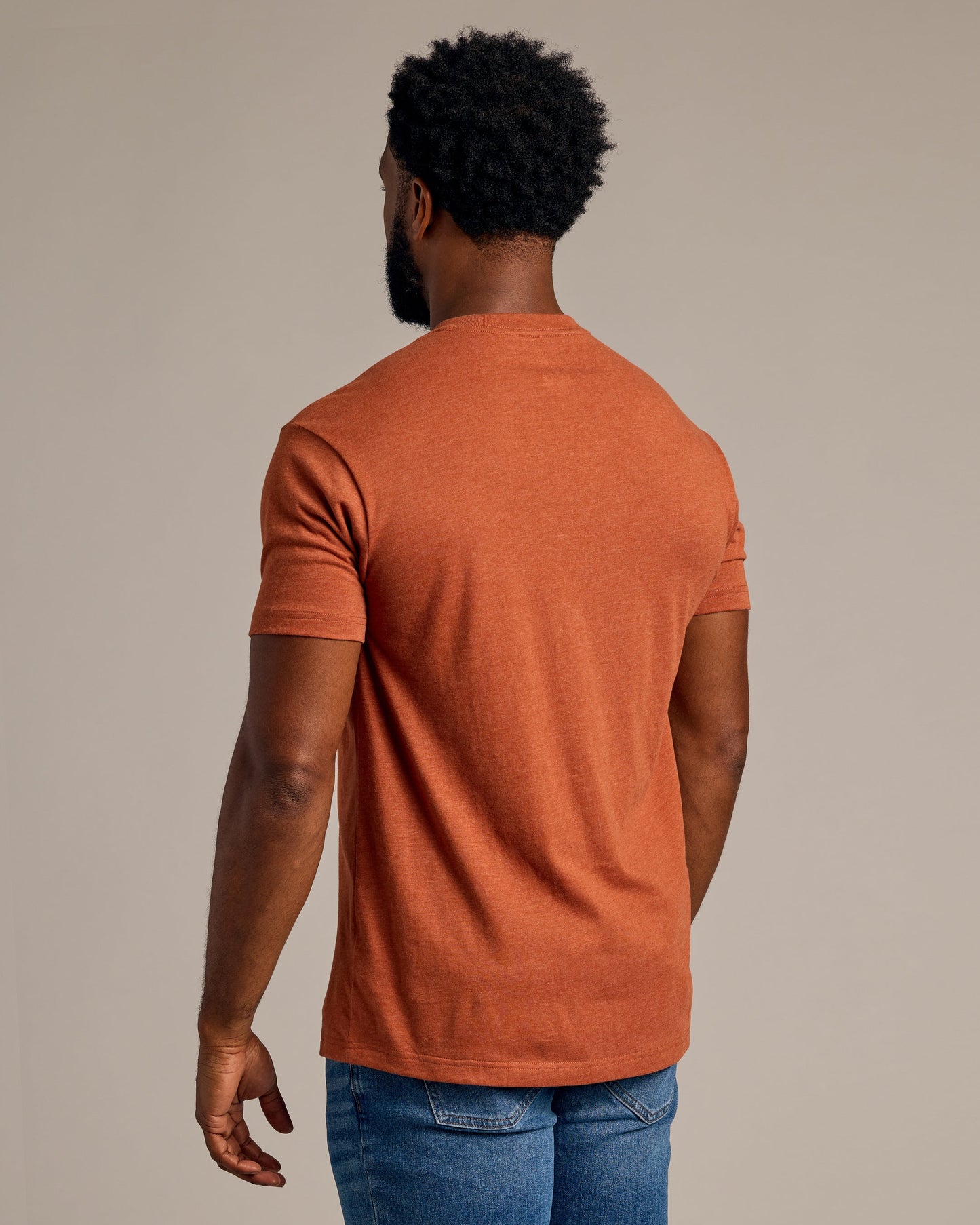 Heather Gingersnap Classic Crew Neck