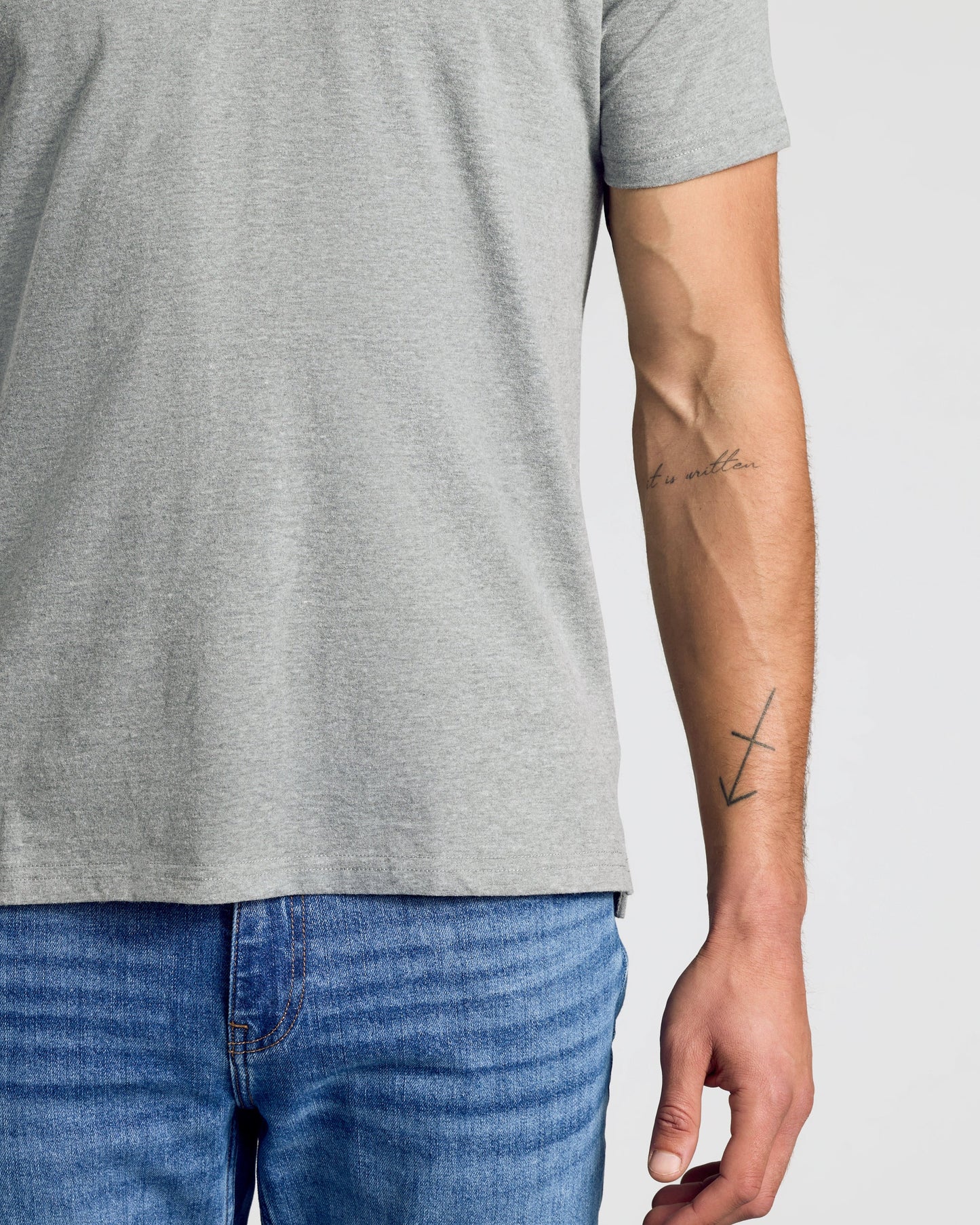 Heather Gray Short Sleeve Polo