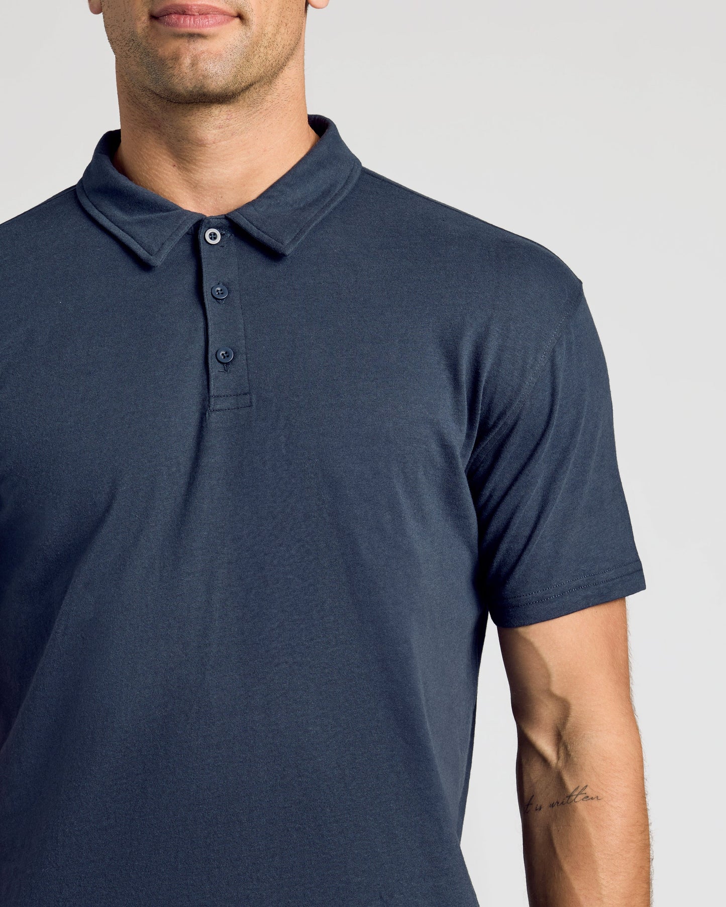 Navy Short Sleeve Polo