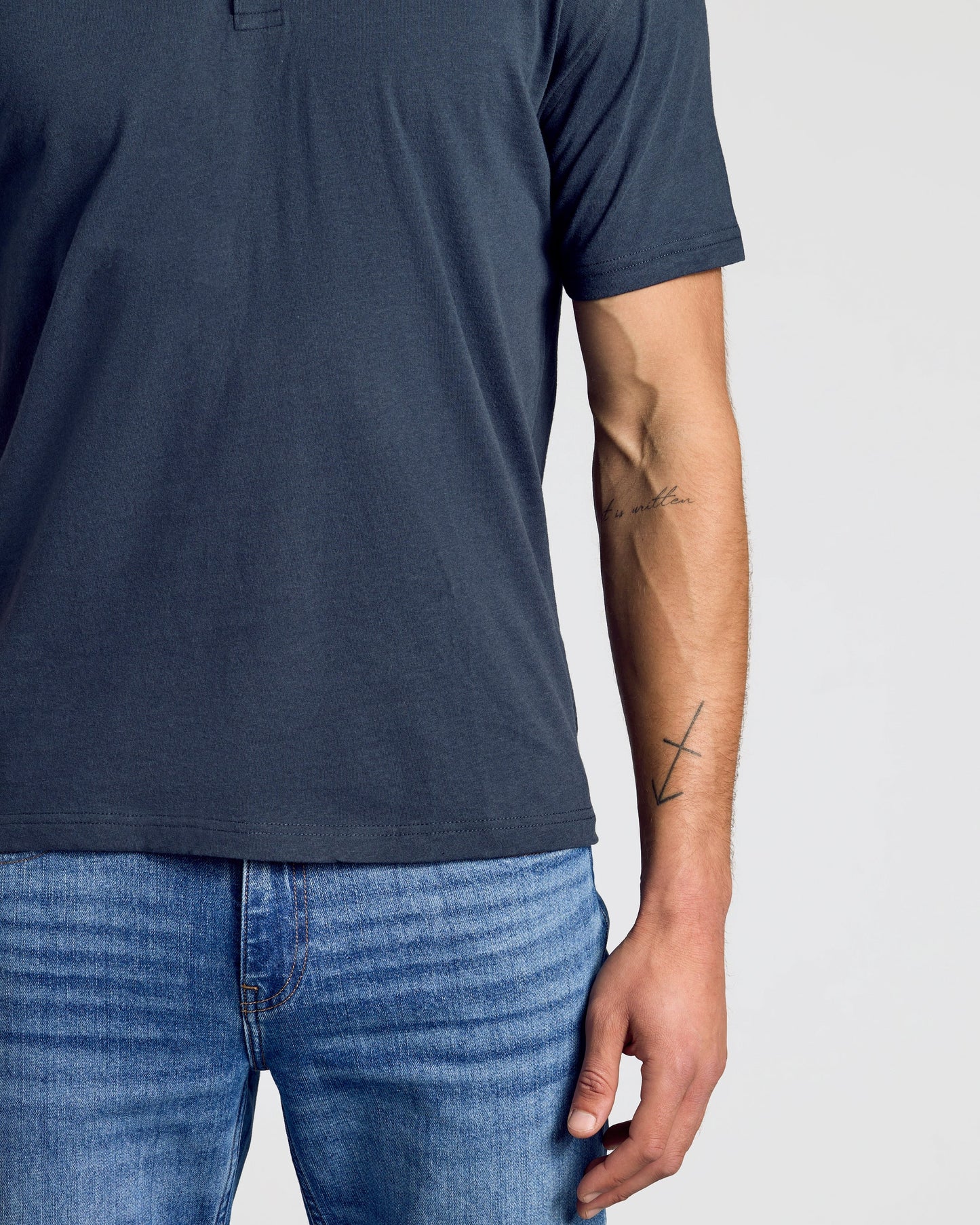 Navy Short Sleeve Polo