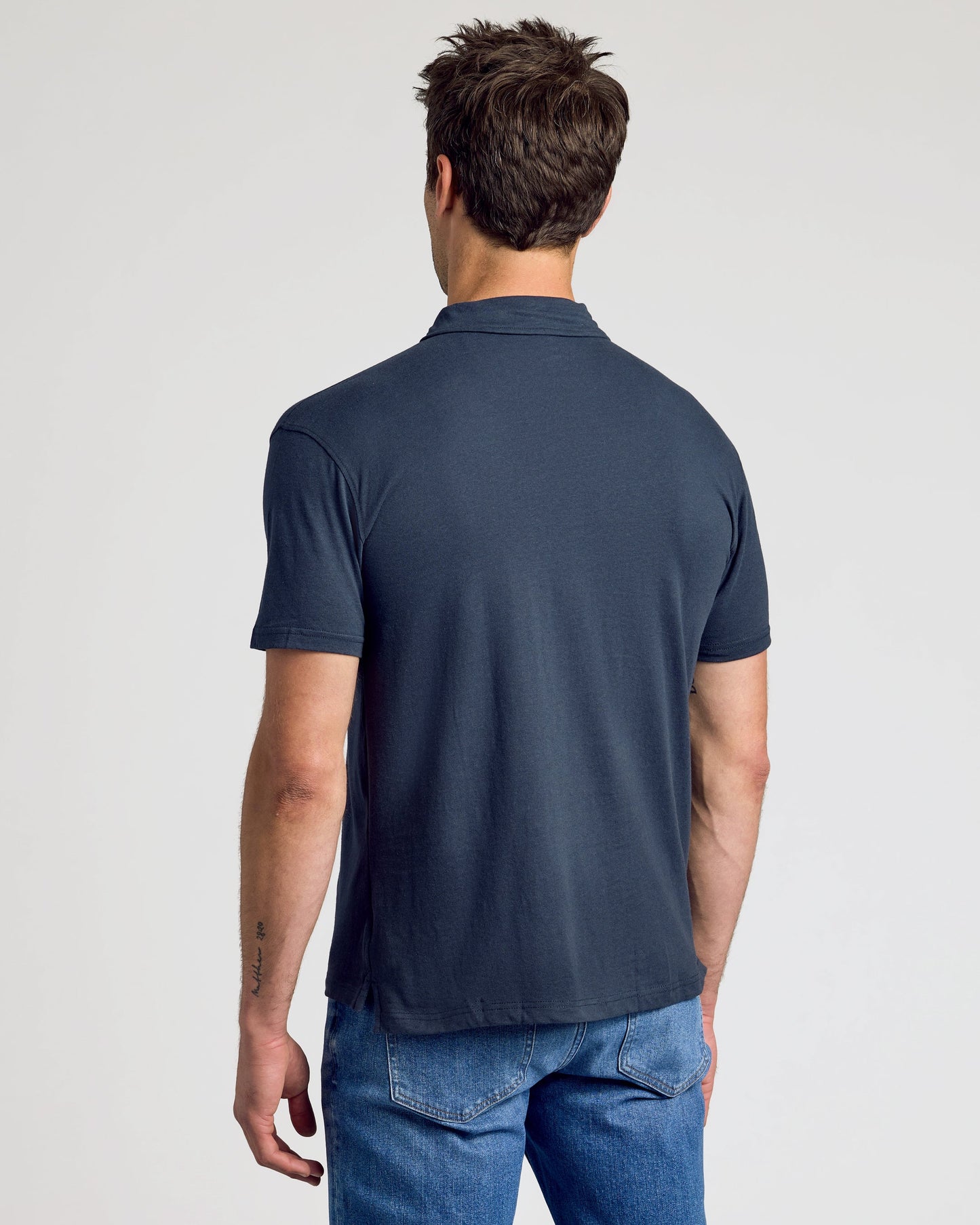 Navy Short Sleeve Polo