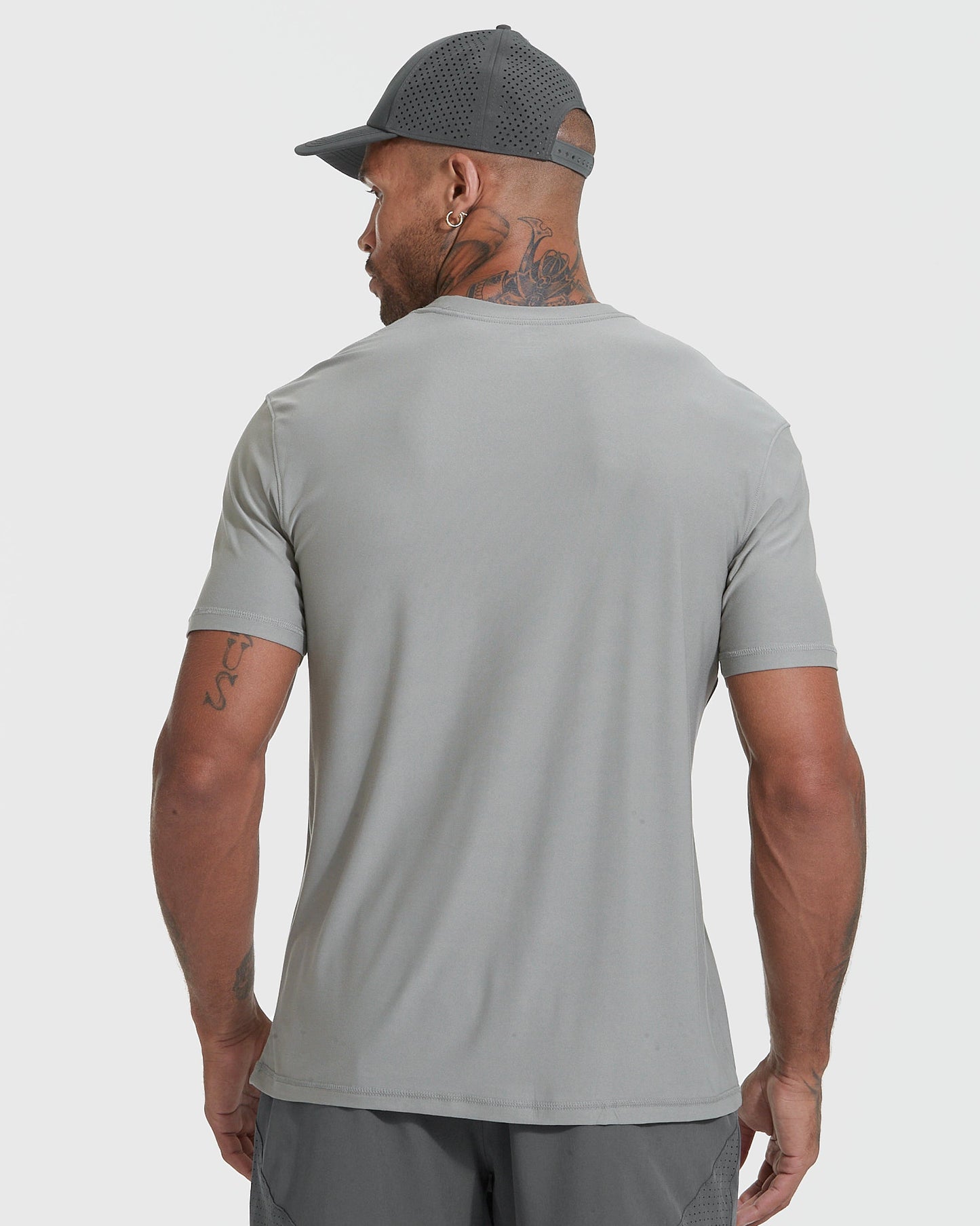 Iron Gray Active Crew Neck Tee