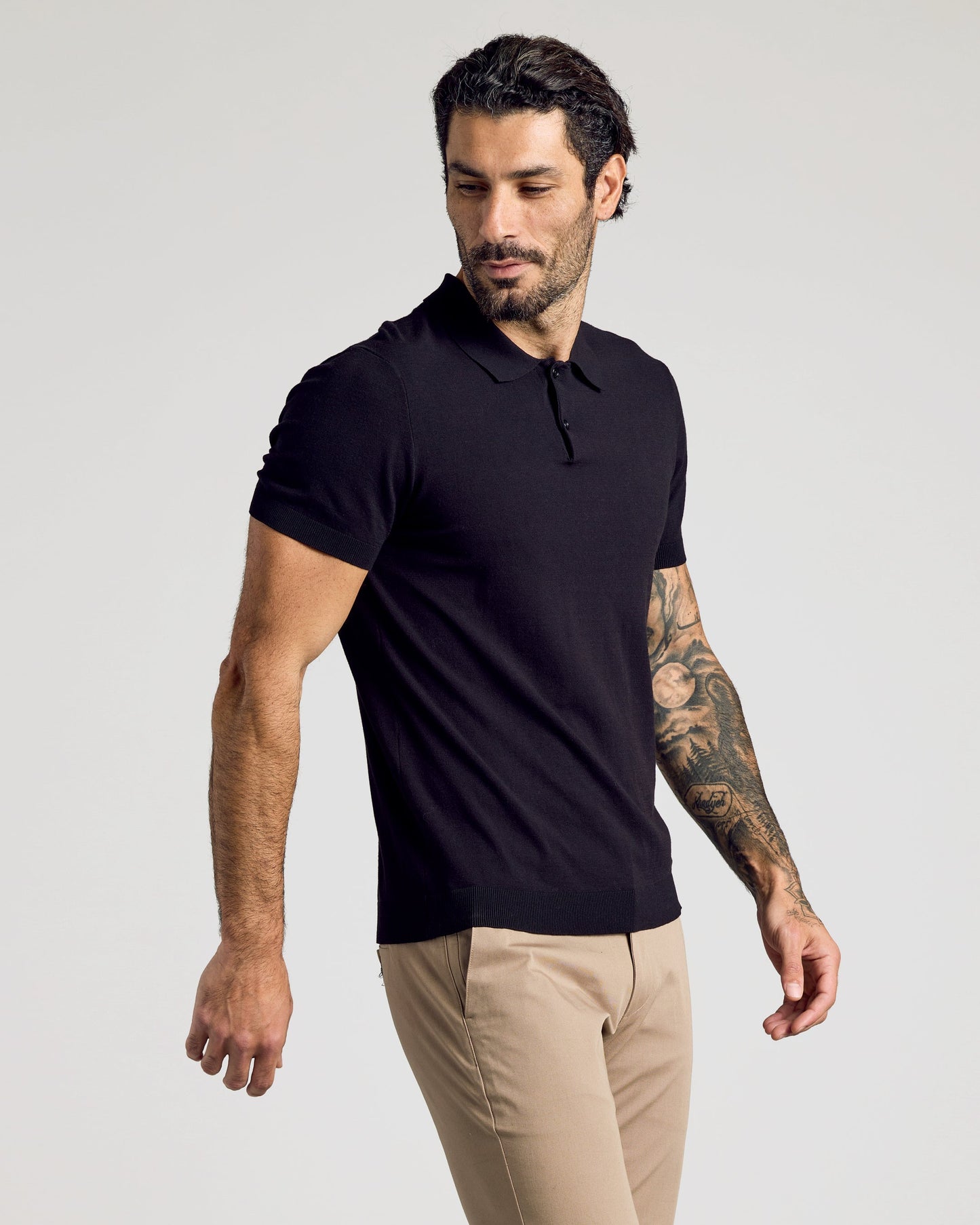 Black & Moss Short Sleeve Dressy Polo 3-Pack