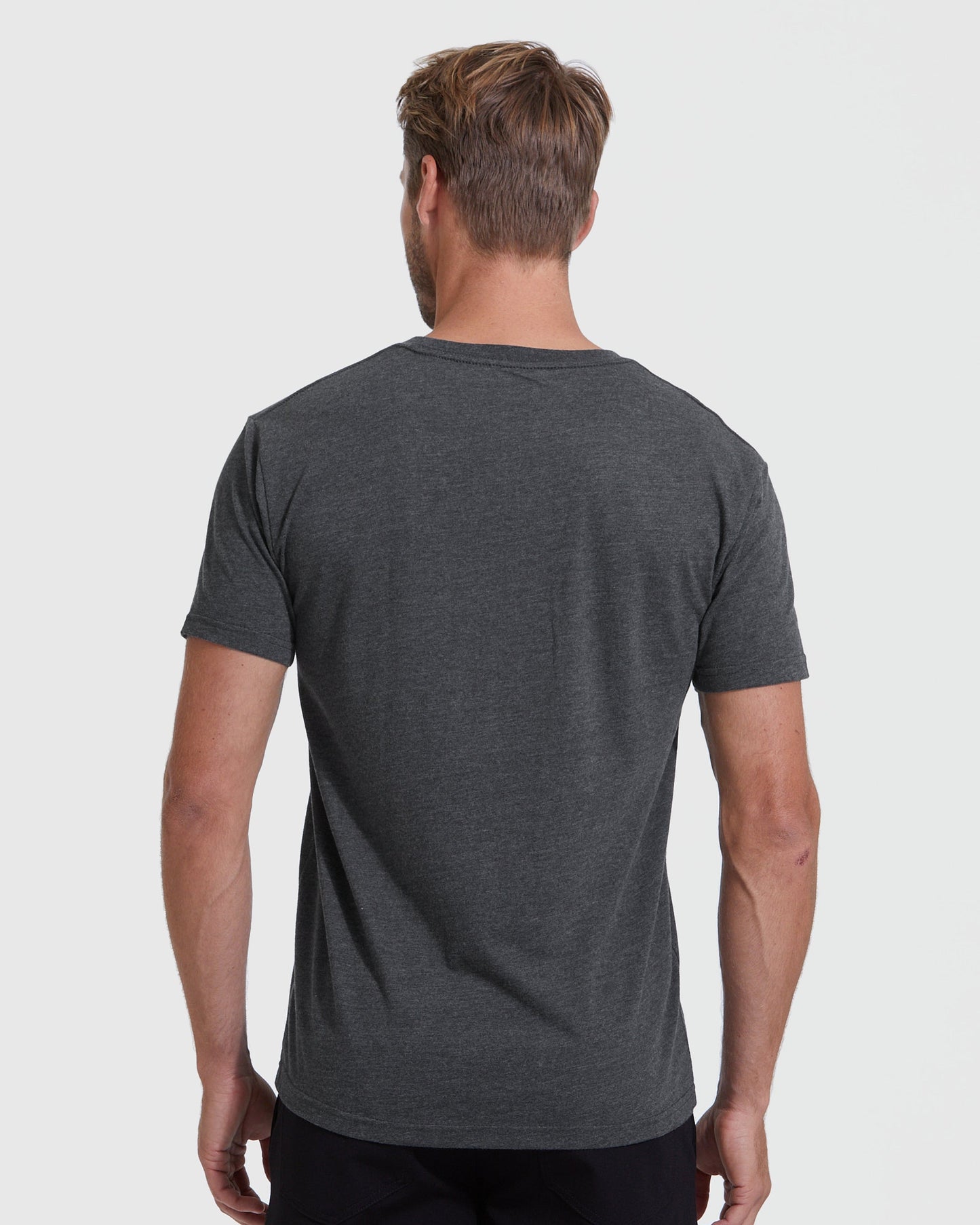 Charcoal Heather Gray Classic V-Neck