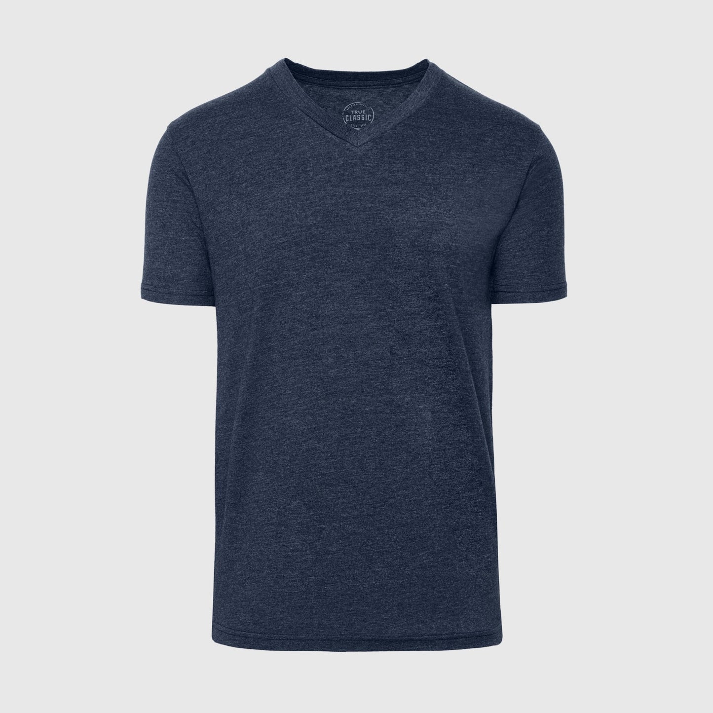 Heather Navy Classic V-Neck