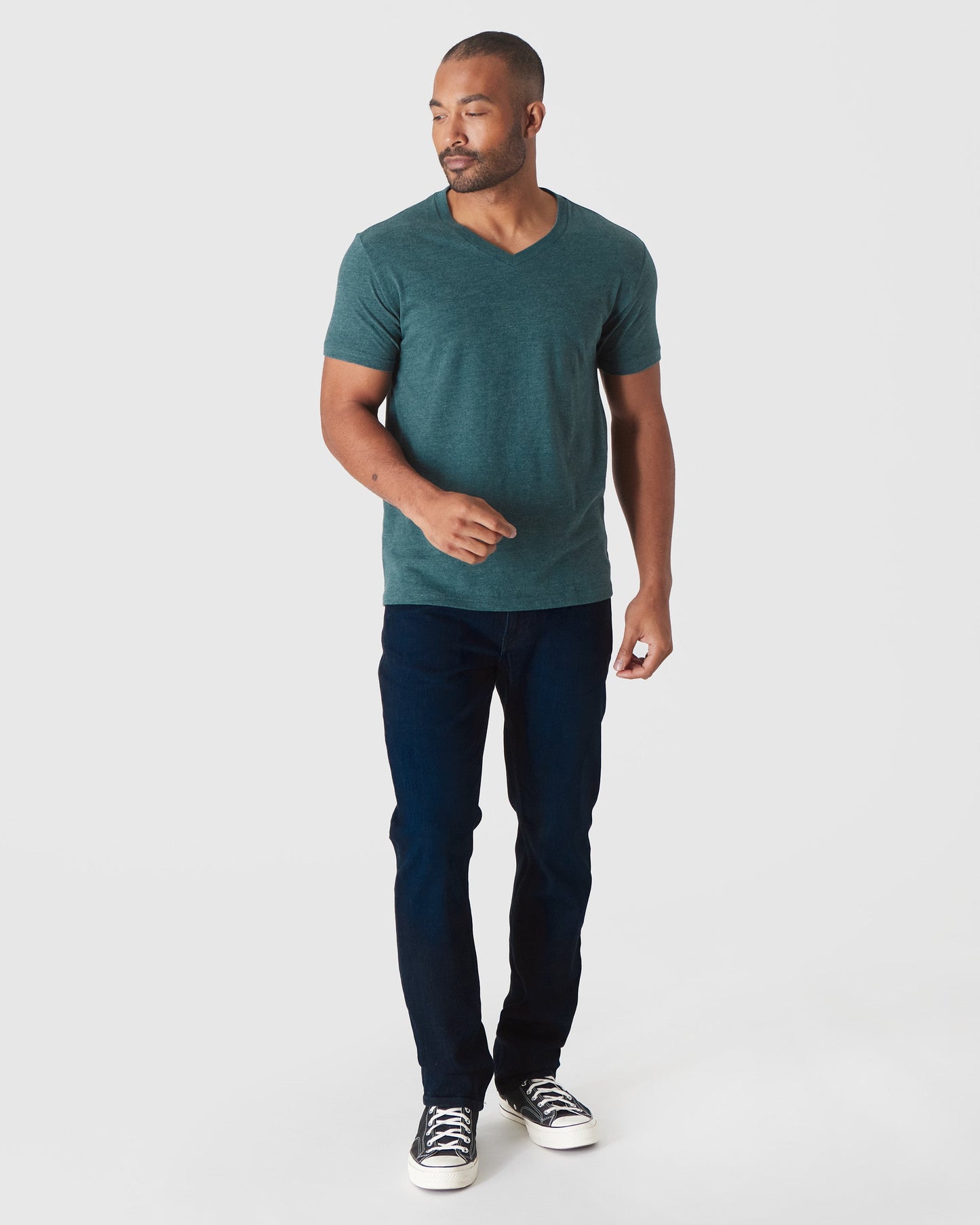 Heather Seafarer Classic V-Neck