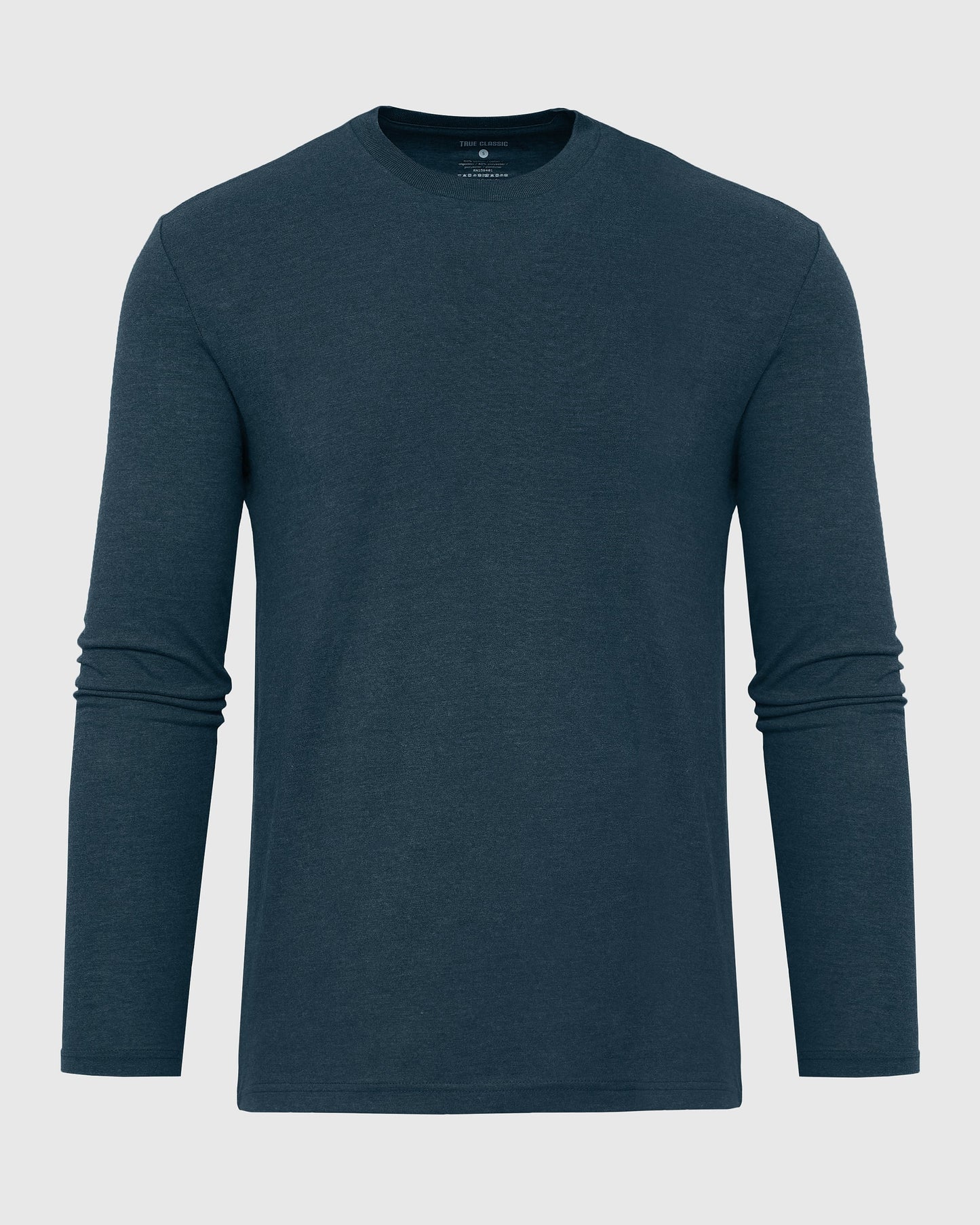 Dark Heather Pond Classic Long Sleeve Crew Neck